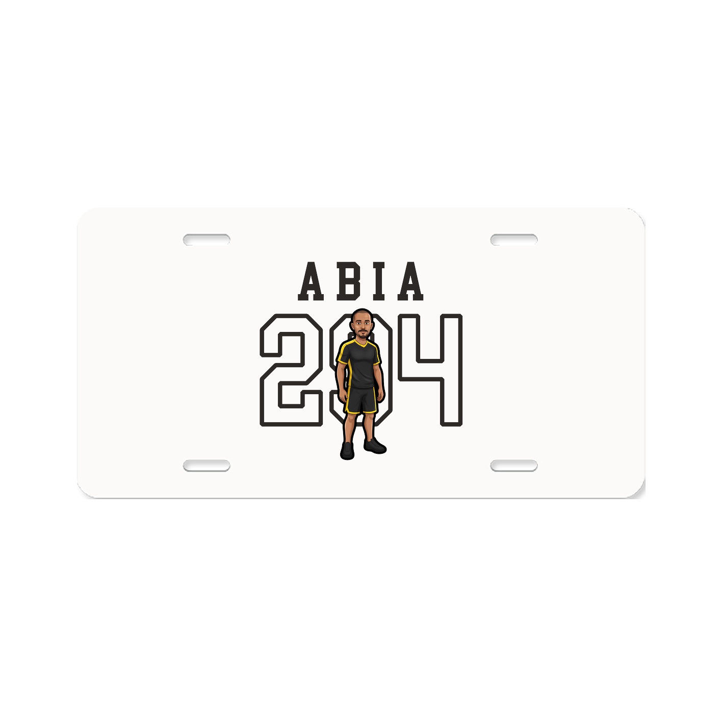 License Plate — Shirsey in Classic