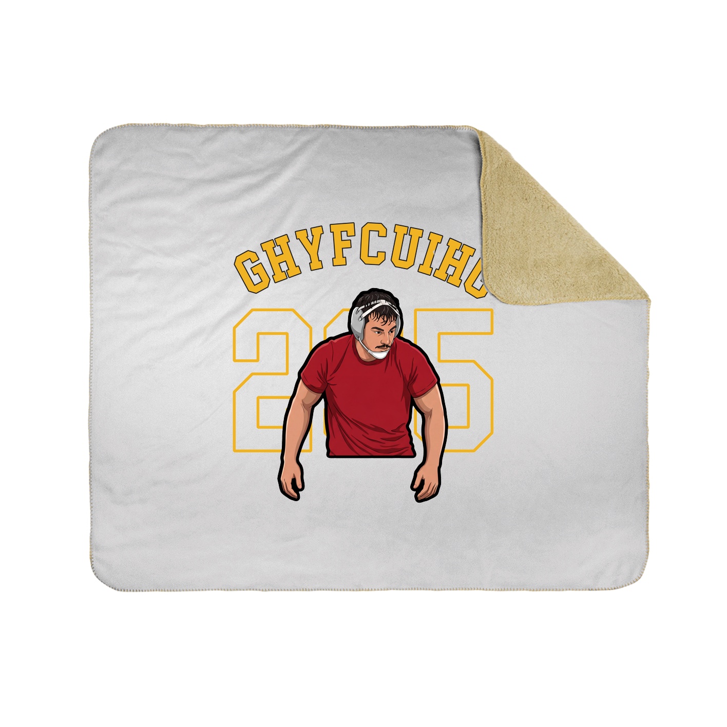 50x60 Sherpa Lined Throw Blanket