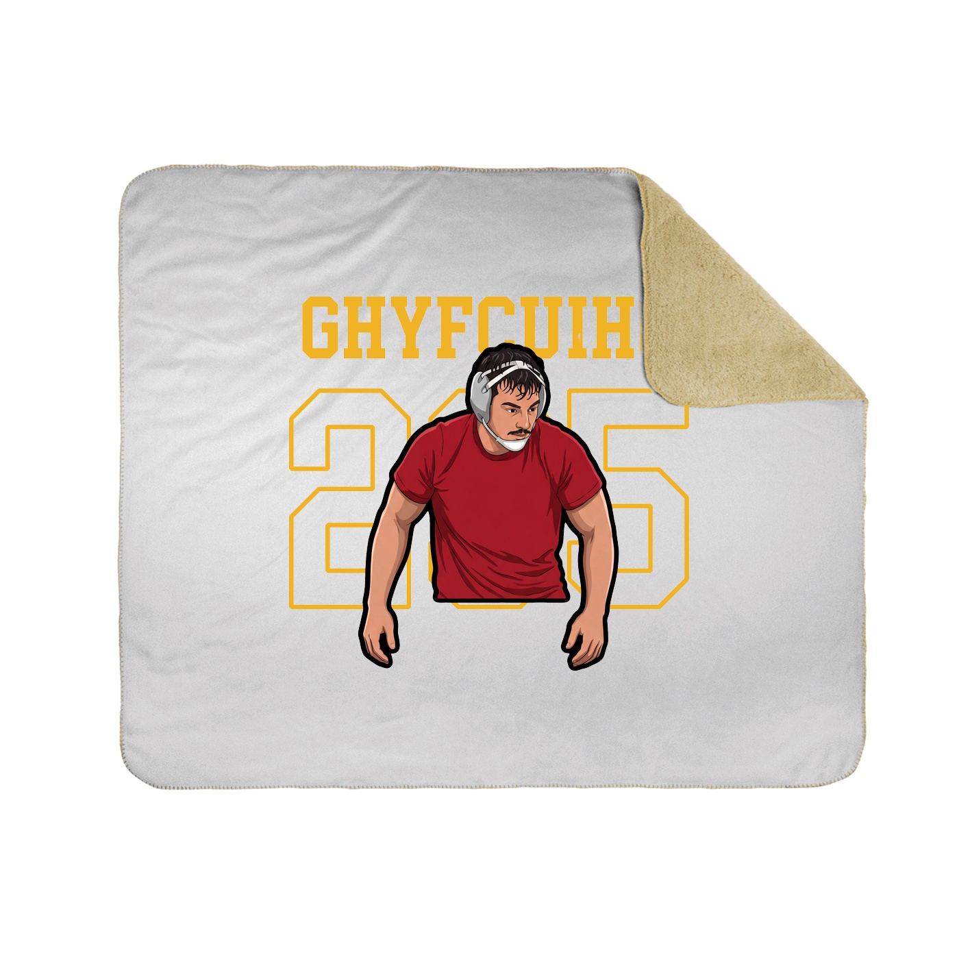 50x60 Sherpa Lined Throw Blanket