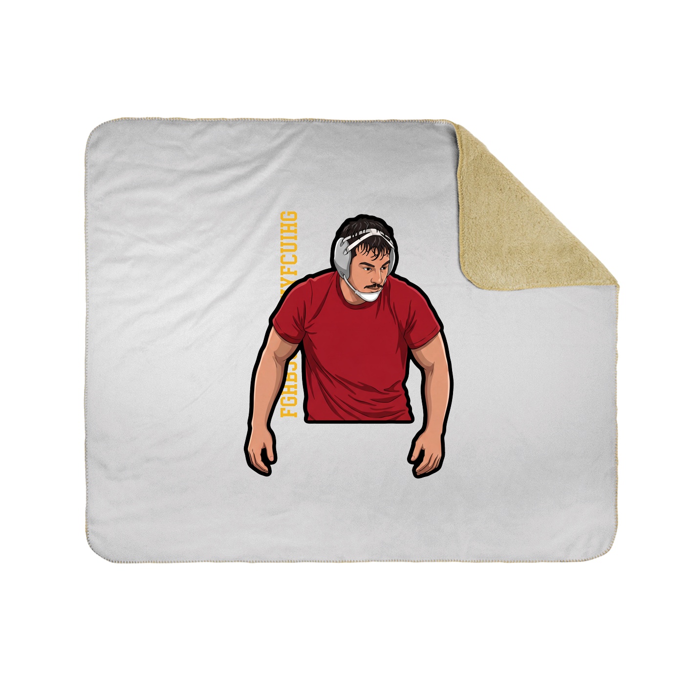 50x60 Sherpa Lined Throw Blanket