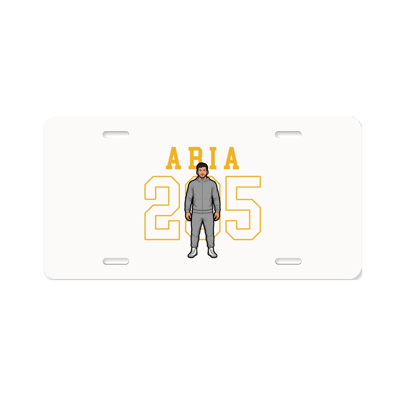 Aluminum License Plate