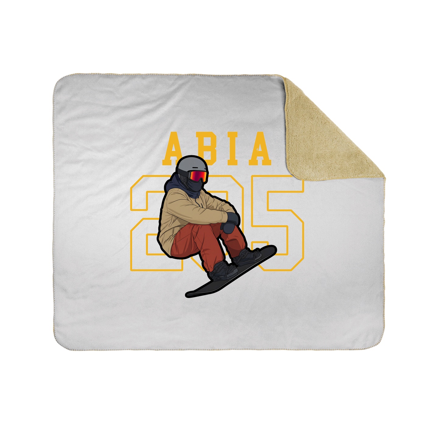 50x60 Sherpa Lined Throw Blanket