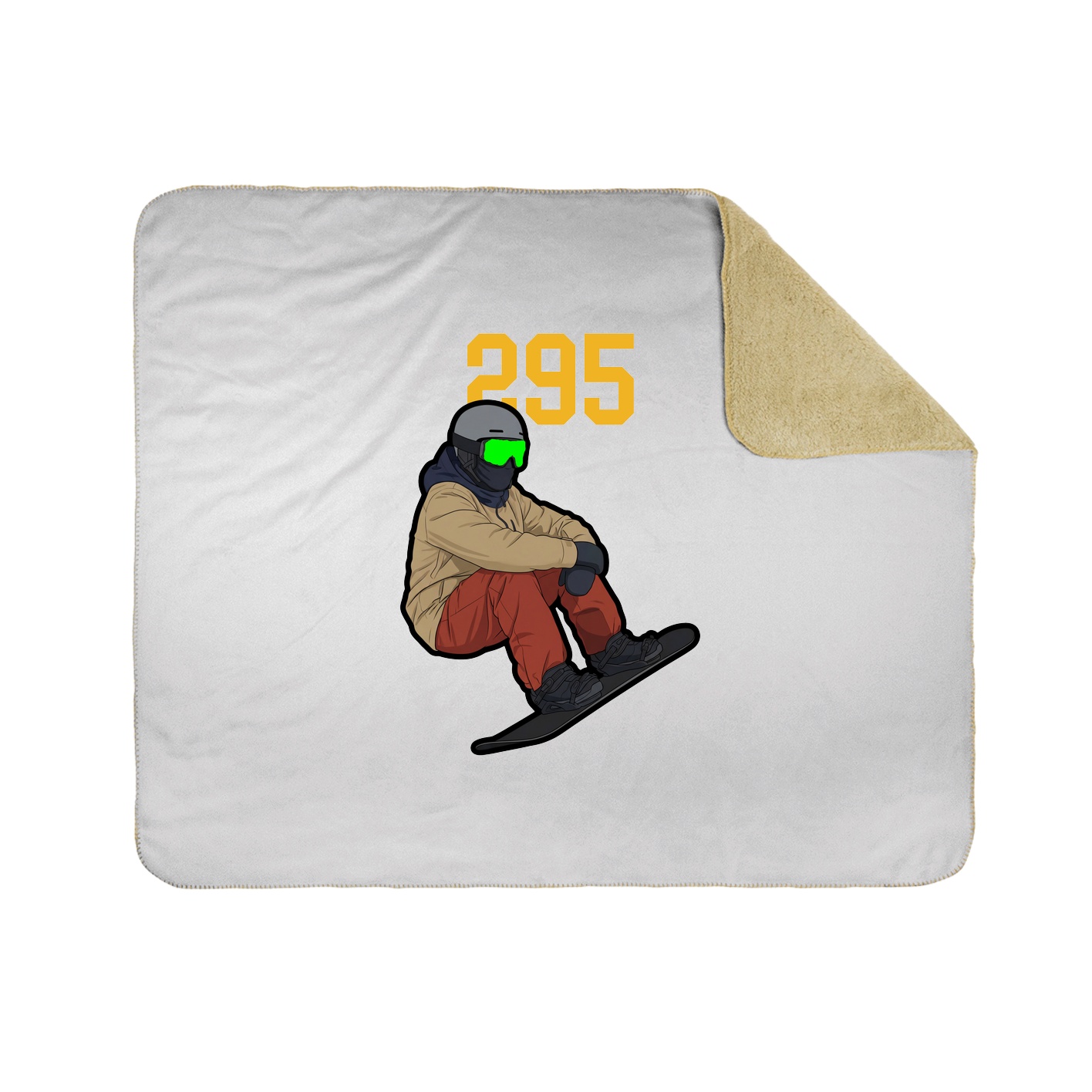 50x60 Sherpa Lined Throw Blanket
