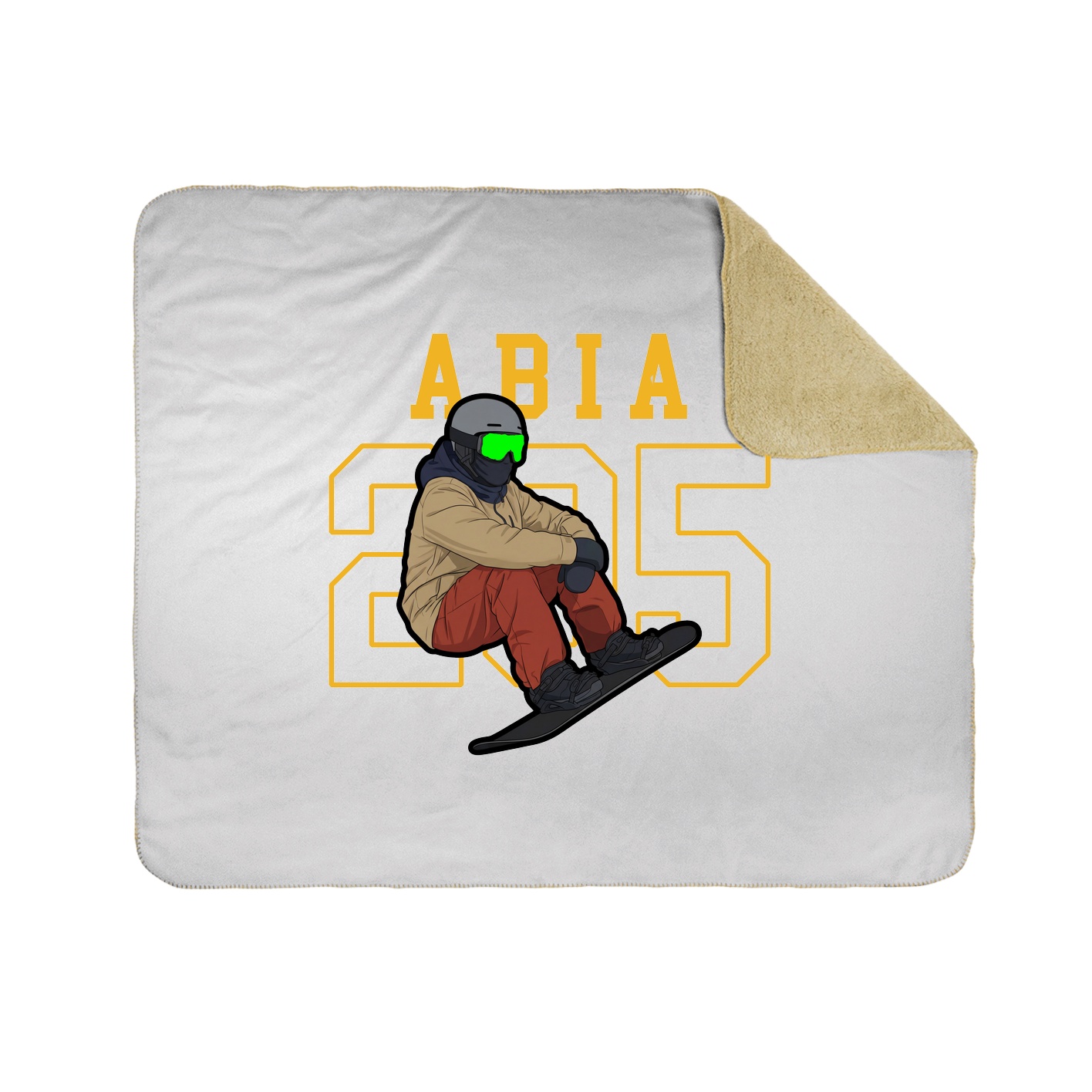 50x60 Sherpa Lined Throw Blanket