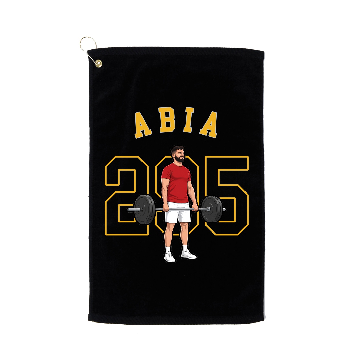 Golf Towel — Shirsey Arch in Black