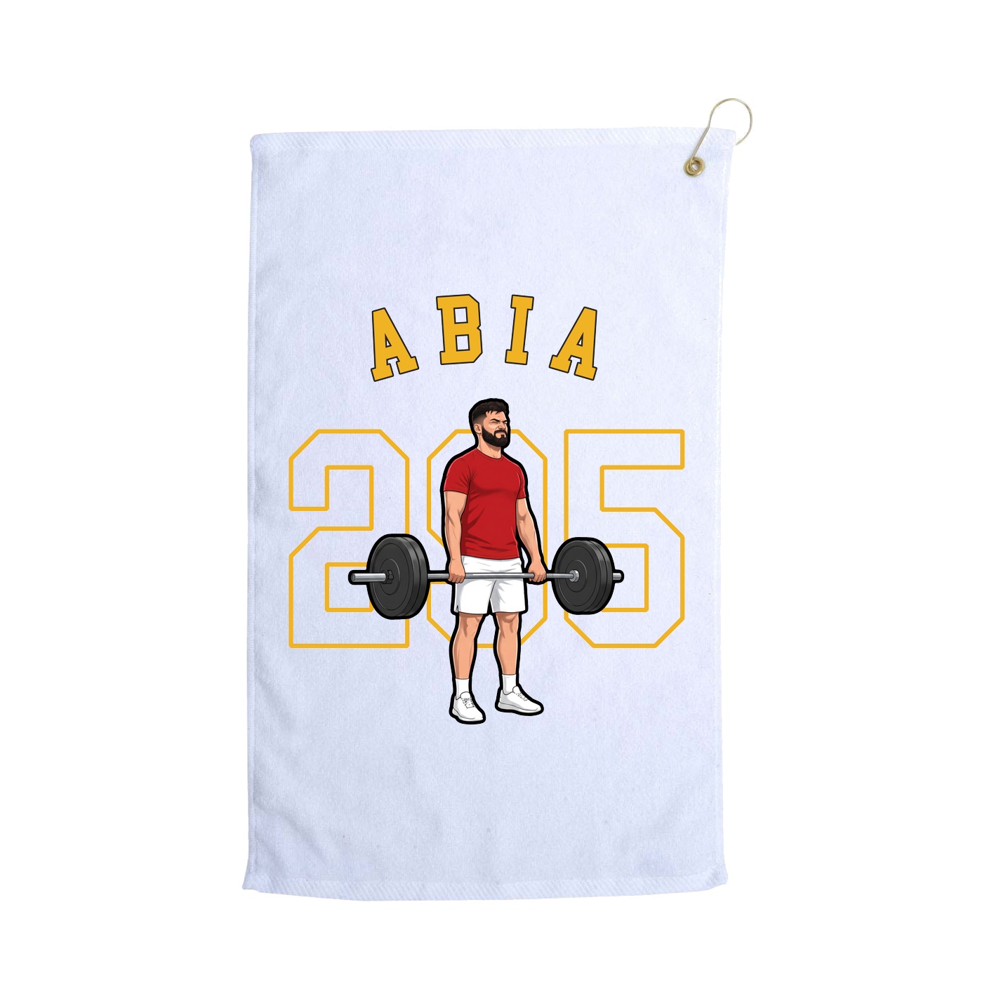 Golf Towel — Shirsey Arch in White