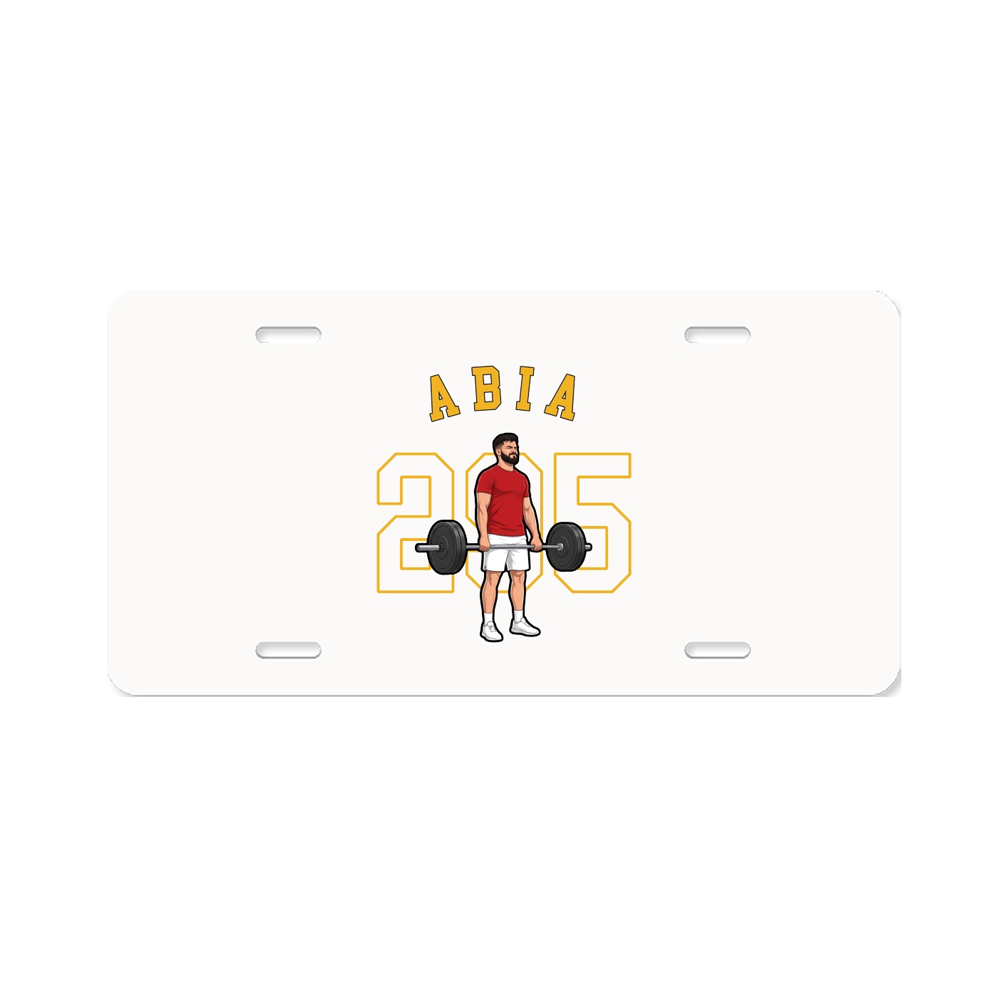 Aluminum License Plate