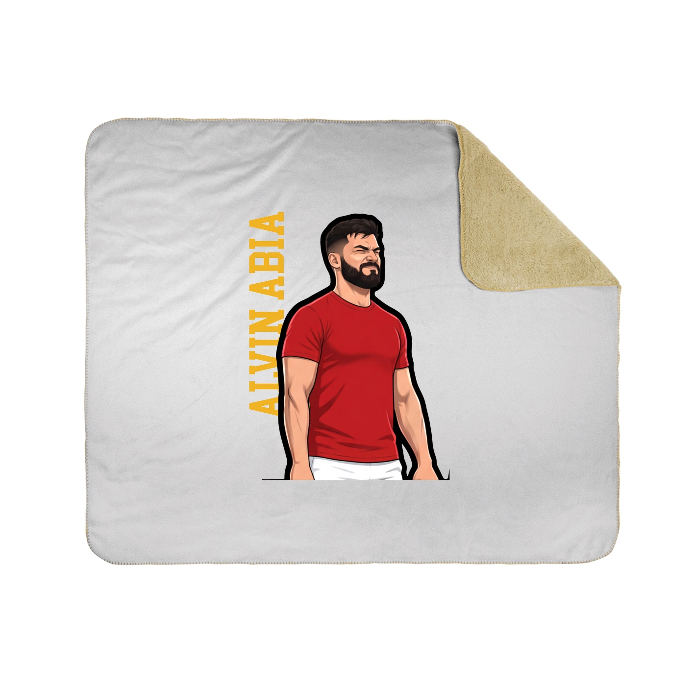 50x60 Sherpa Lined Throw Blanket