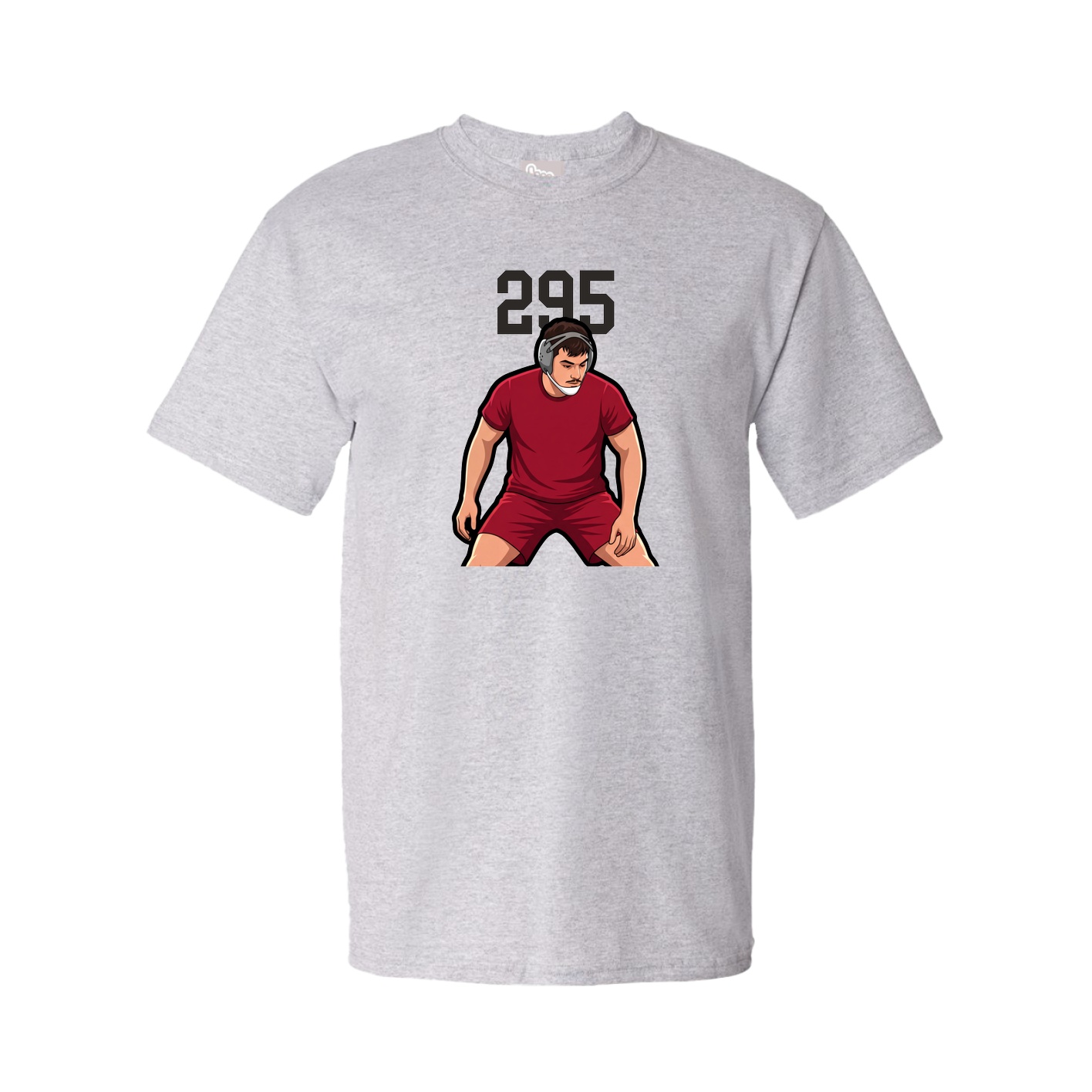 Youth Tee — Number Top in Grey