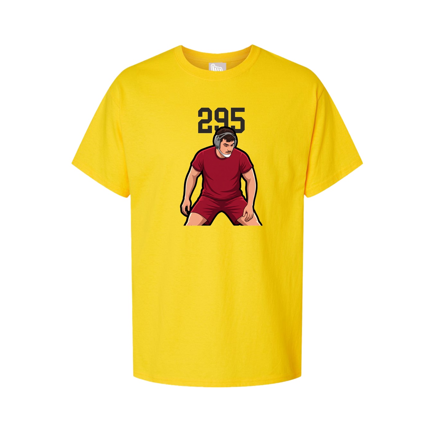 Youth Tee — Number Top in Gold