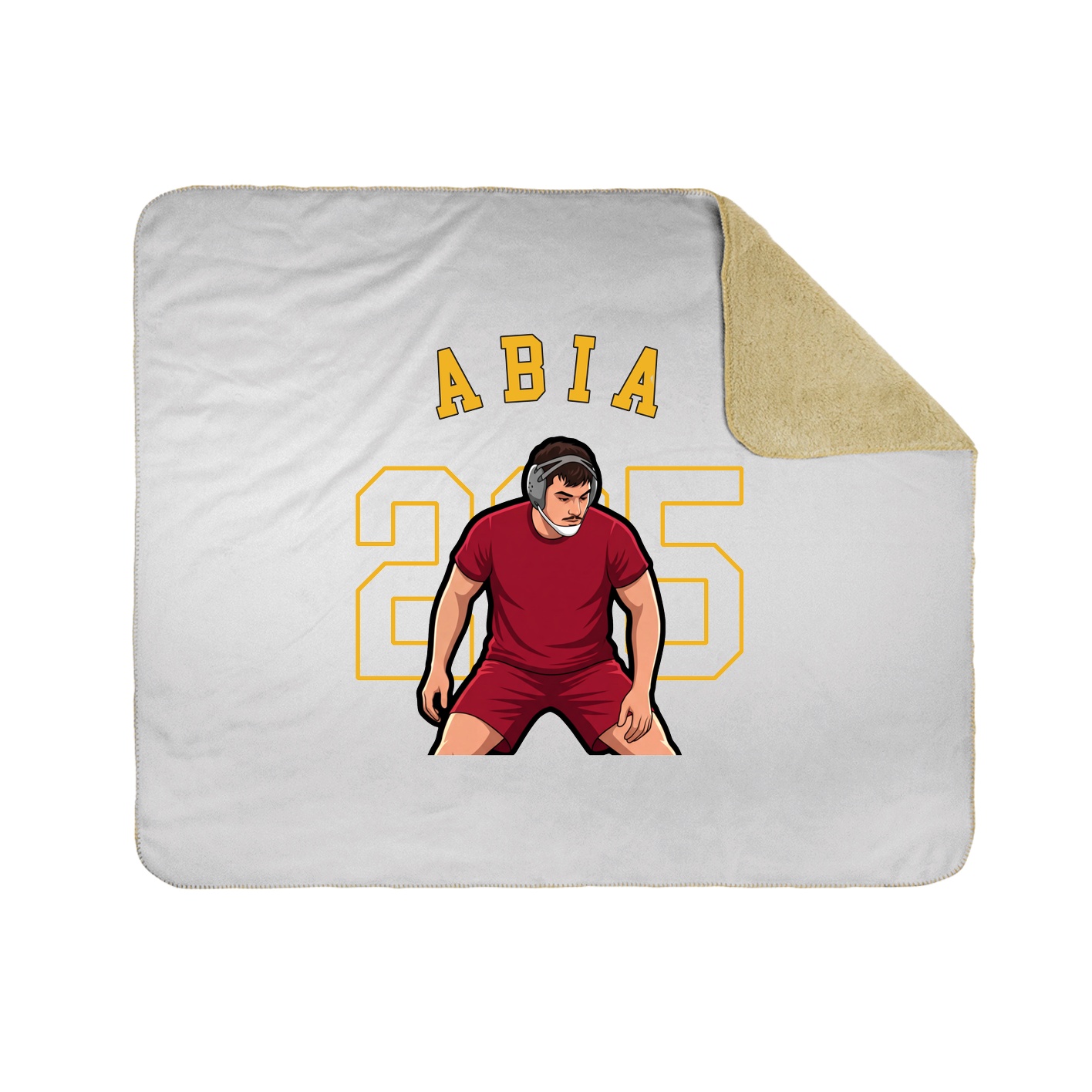 50x60 Sherpa Lined Throw Blanket