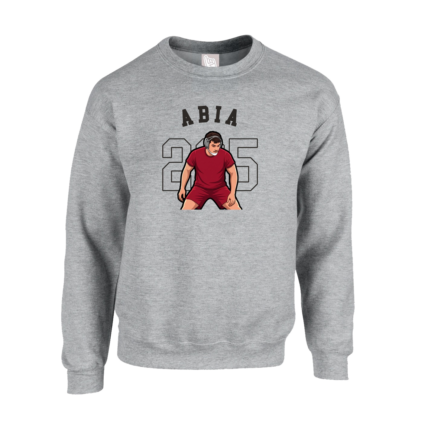 Fleece Crew — Shirsey Arch in Grey