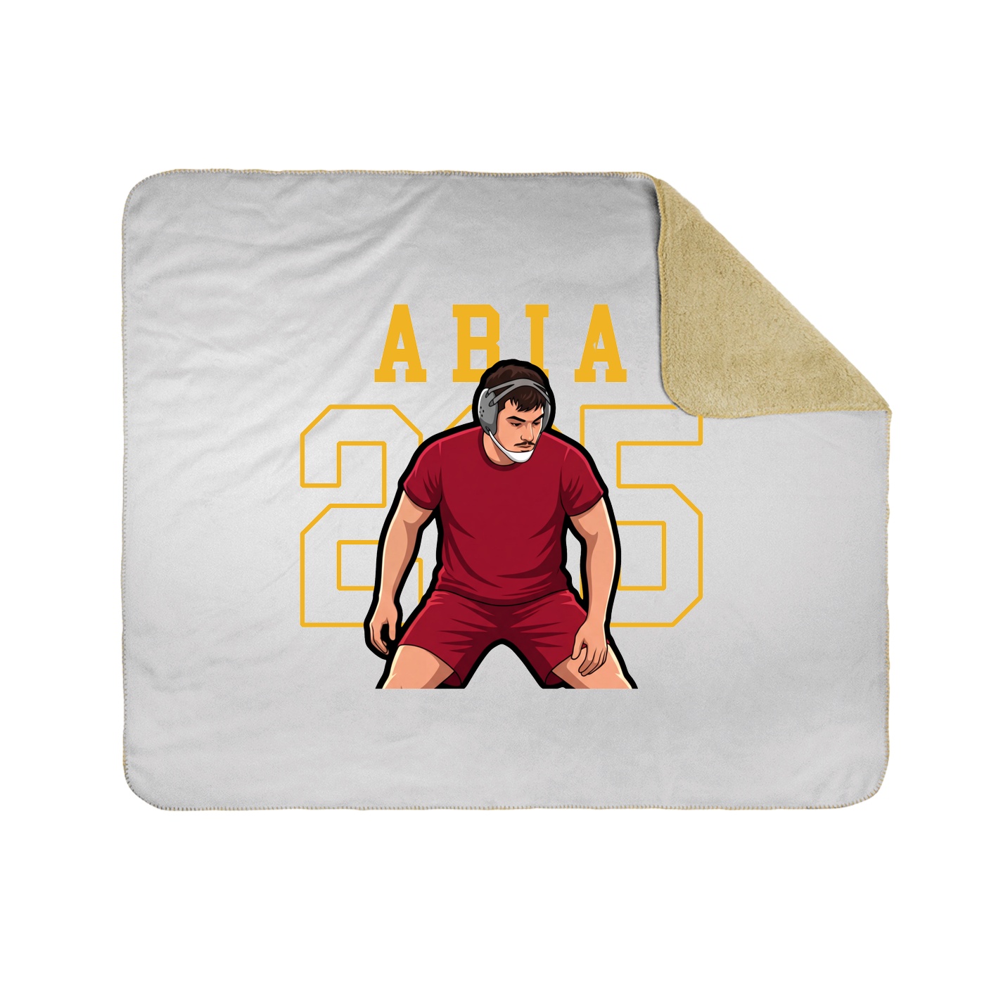 50x60 Sherpa Lined Throw Blanket