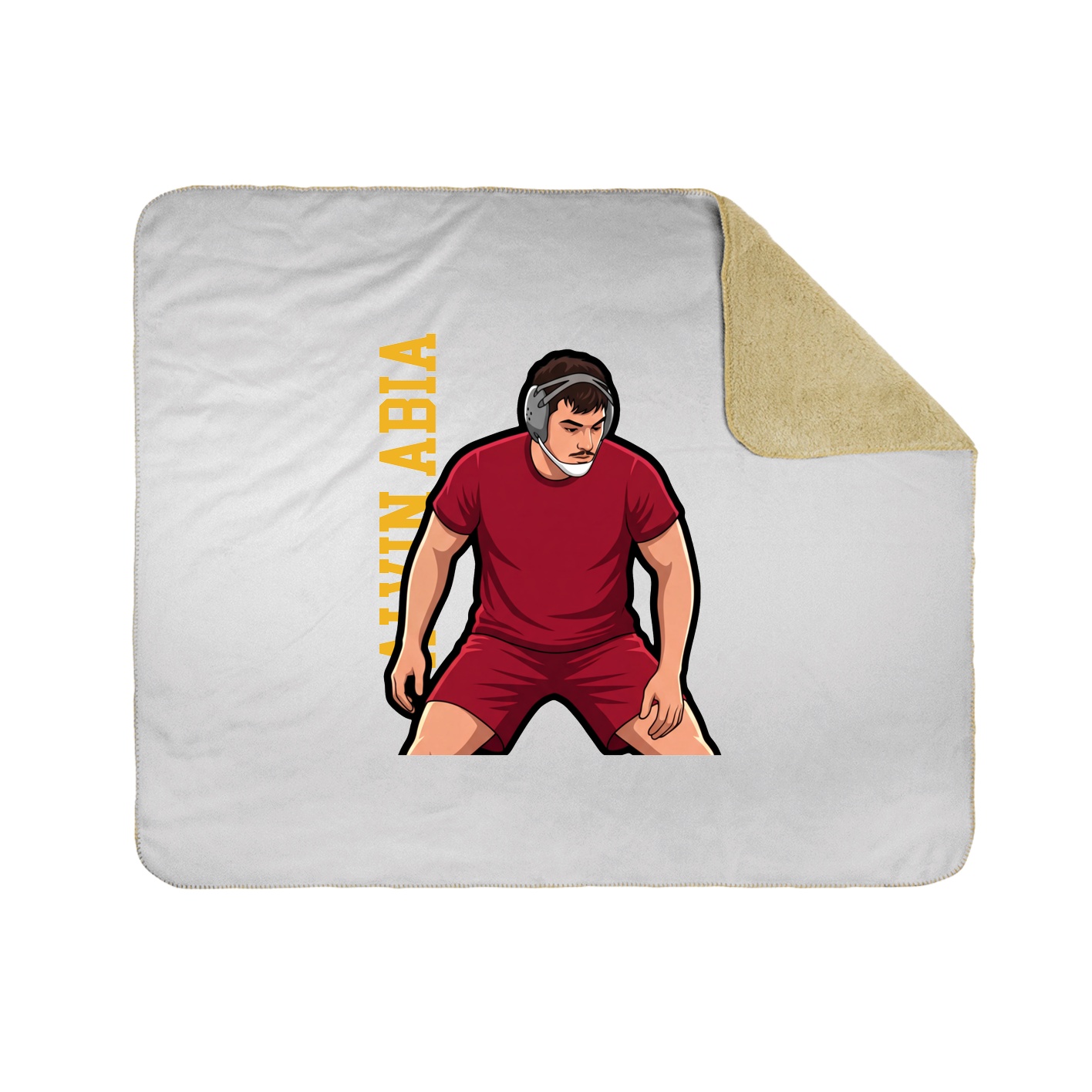 50x60 Sherpa Lined Throw Blanket