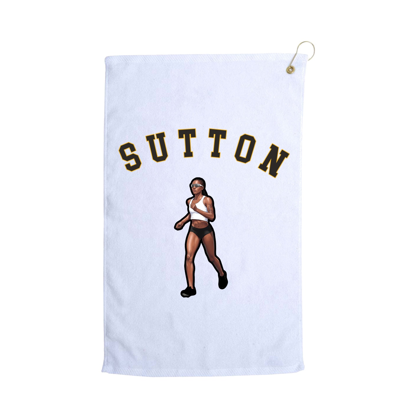 Golf Towel — Shirsey Arch in White