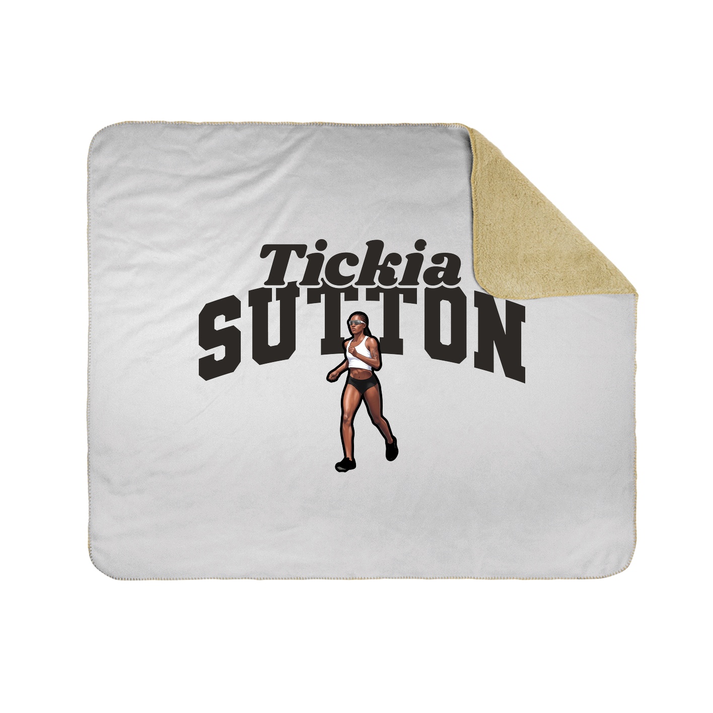Throw Blanket — Signature Arch in White