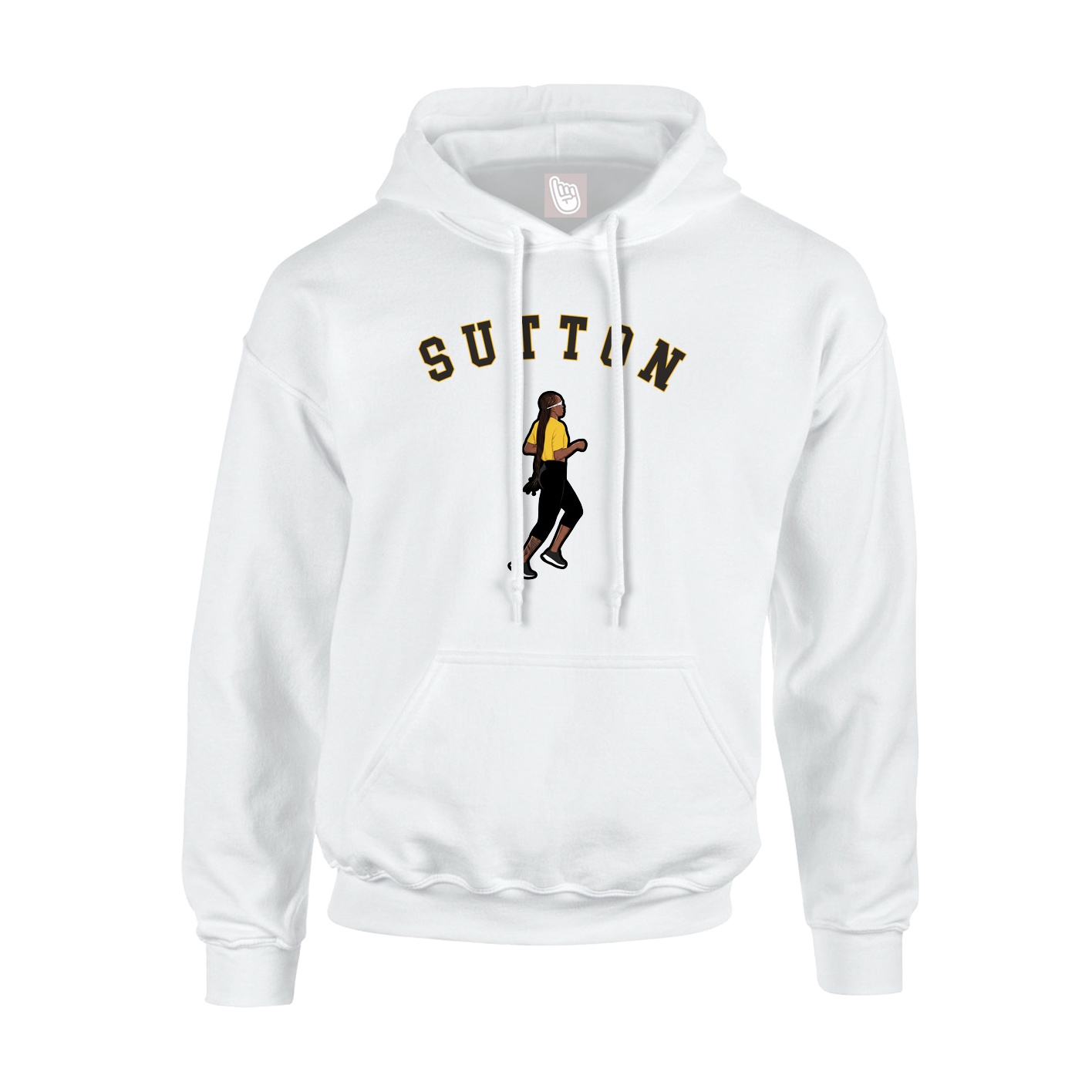 Hoodie — Shirsey Arch in White