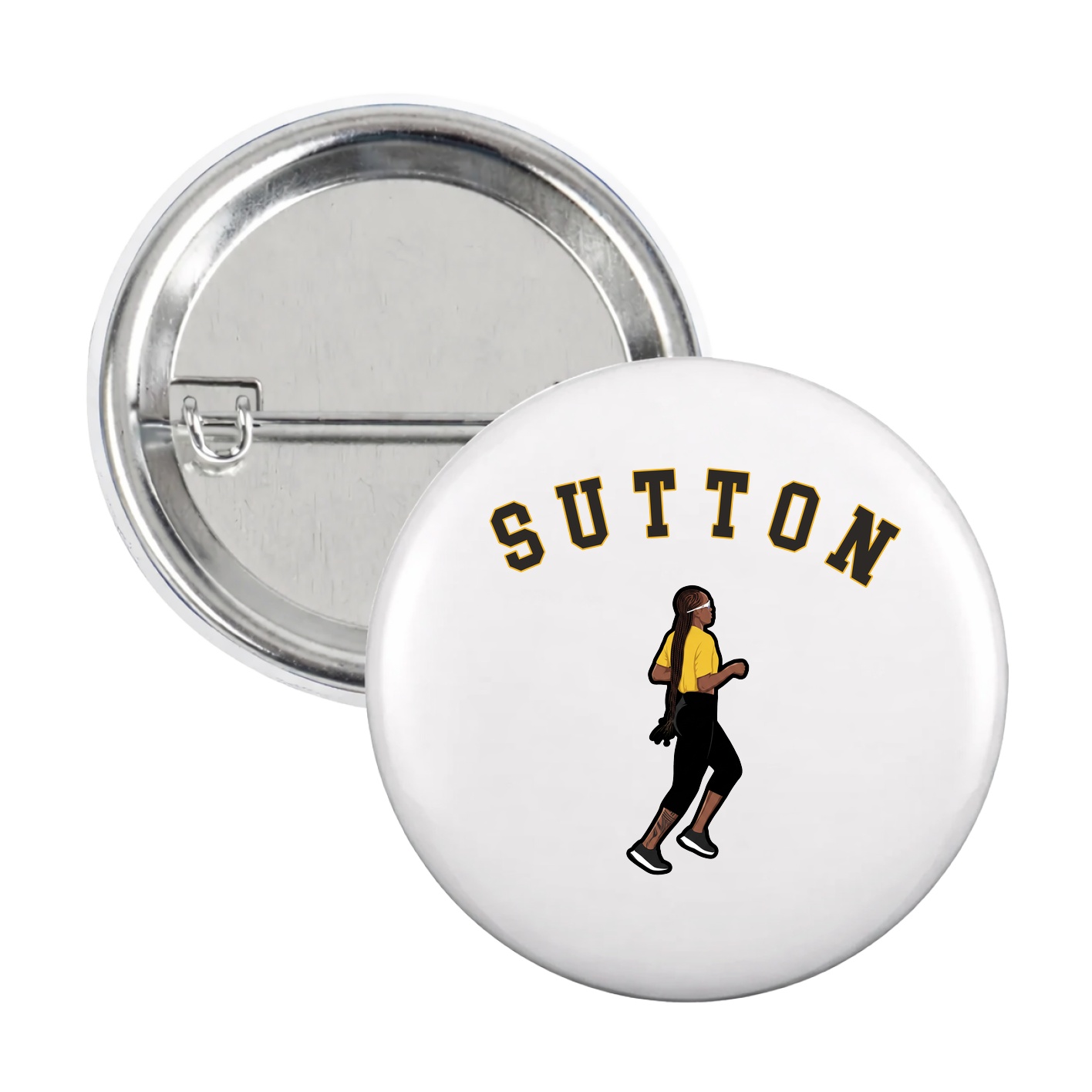 Game Day Button — Shirsey Arch in White