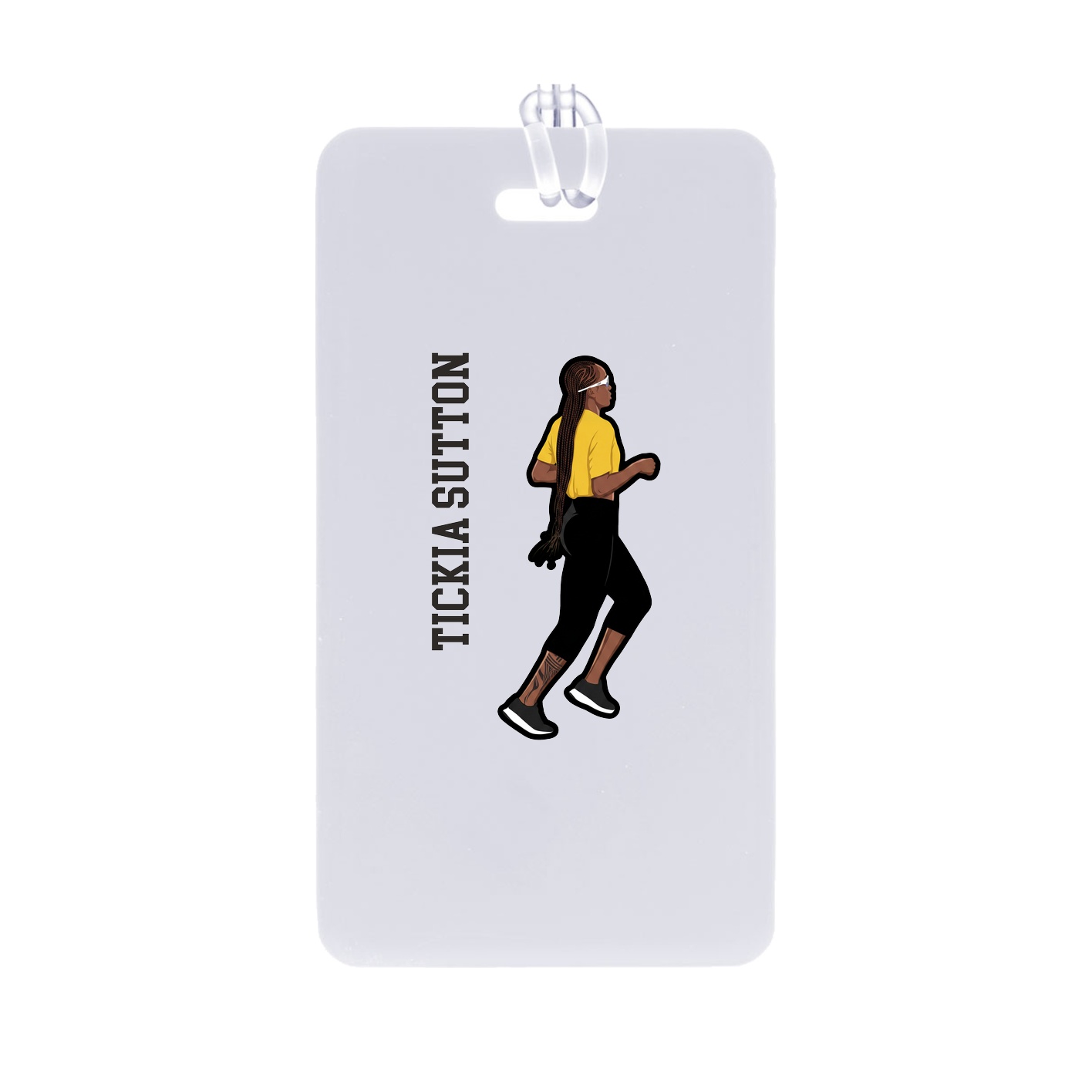 Bag Tag — Name Vertical in Classic
