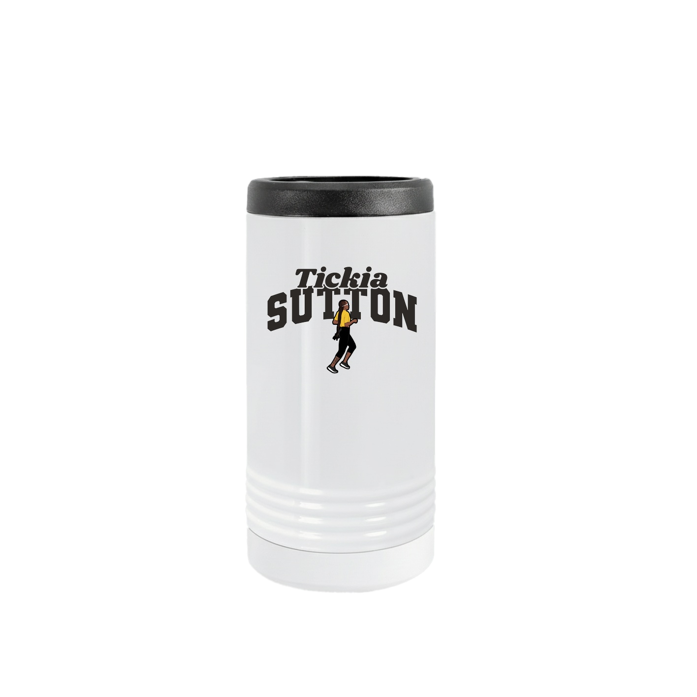 Slim Beverage Holder — Signature Arch in White
