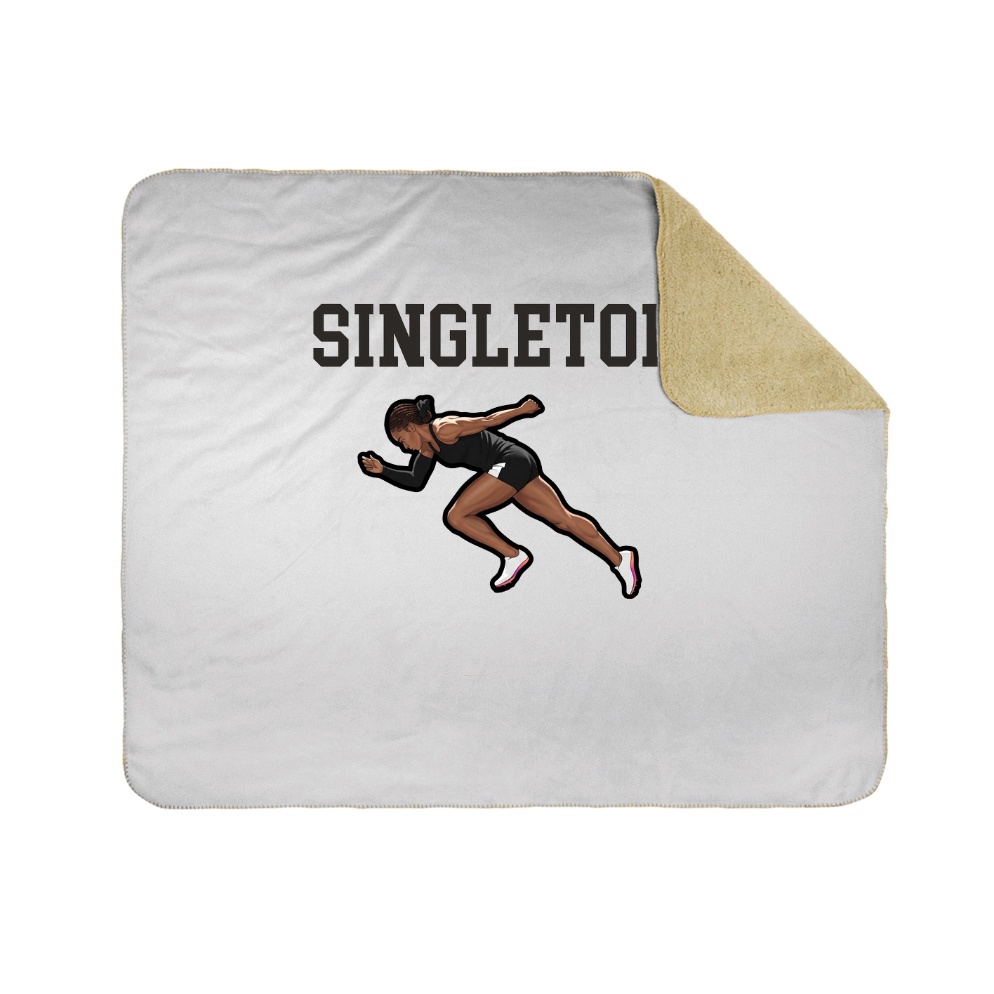 Throw Blanket — Shirsey in White