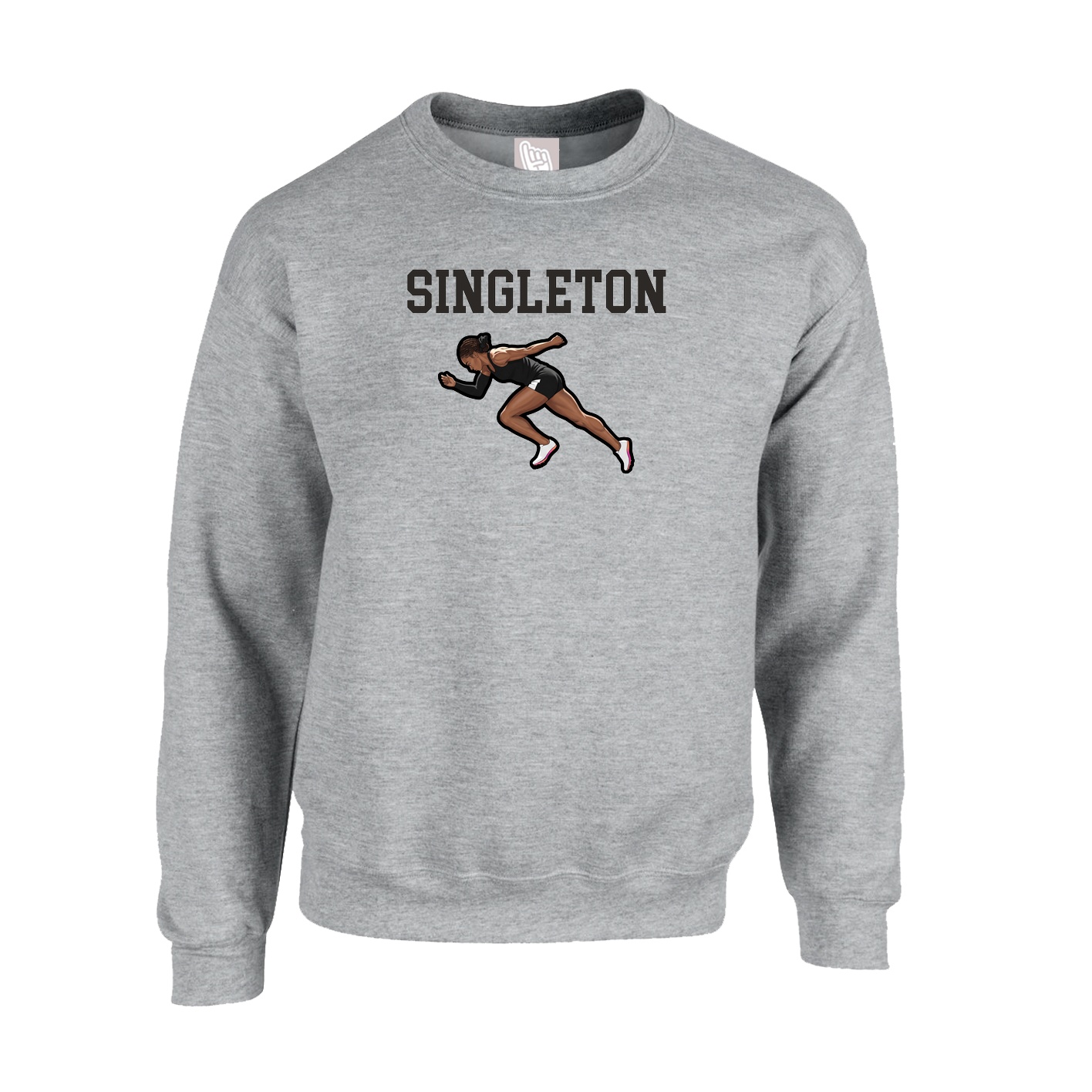 Fleece Crew — Shirsey in Grey