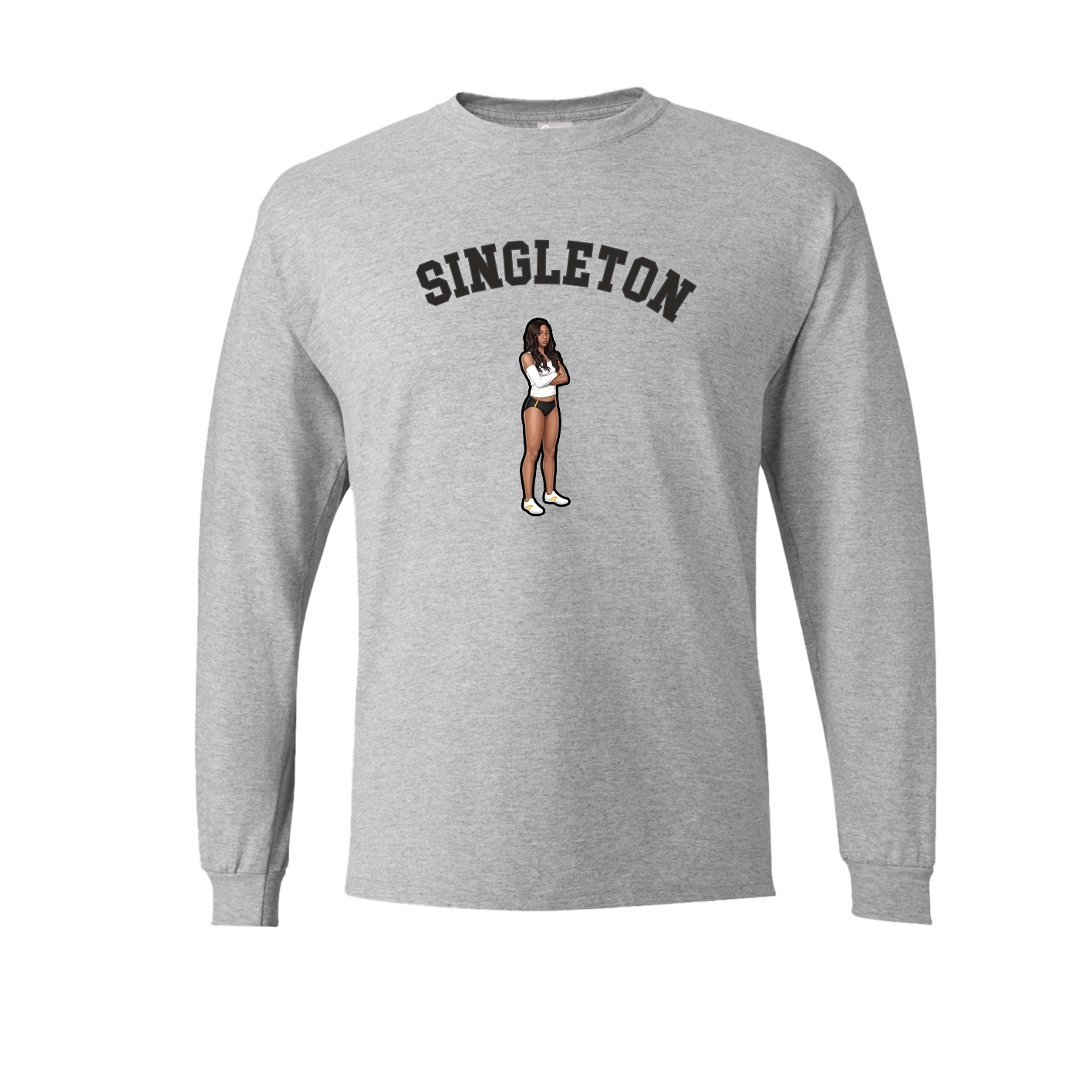 Long Sleeve Tee — Shirsey Arch in Grey