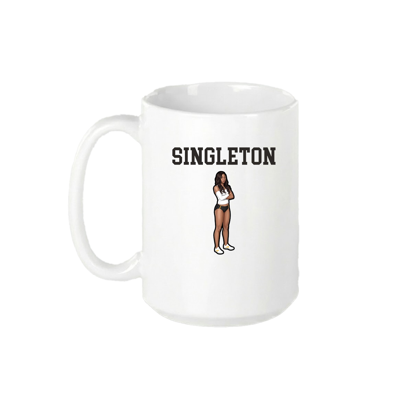 15oz Coffee Mug — Shirsey in White