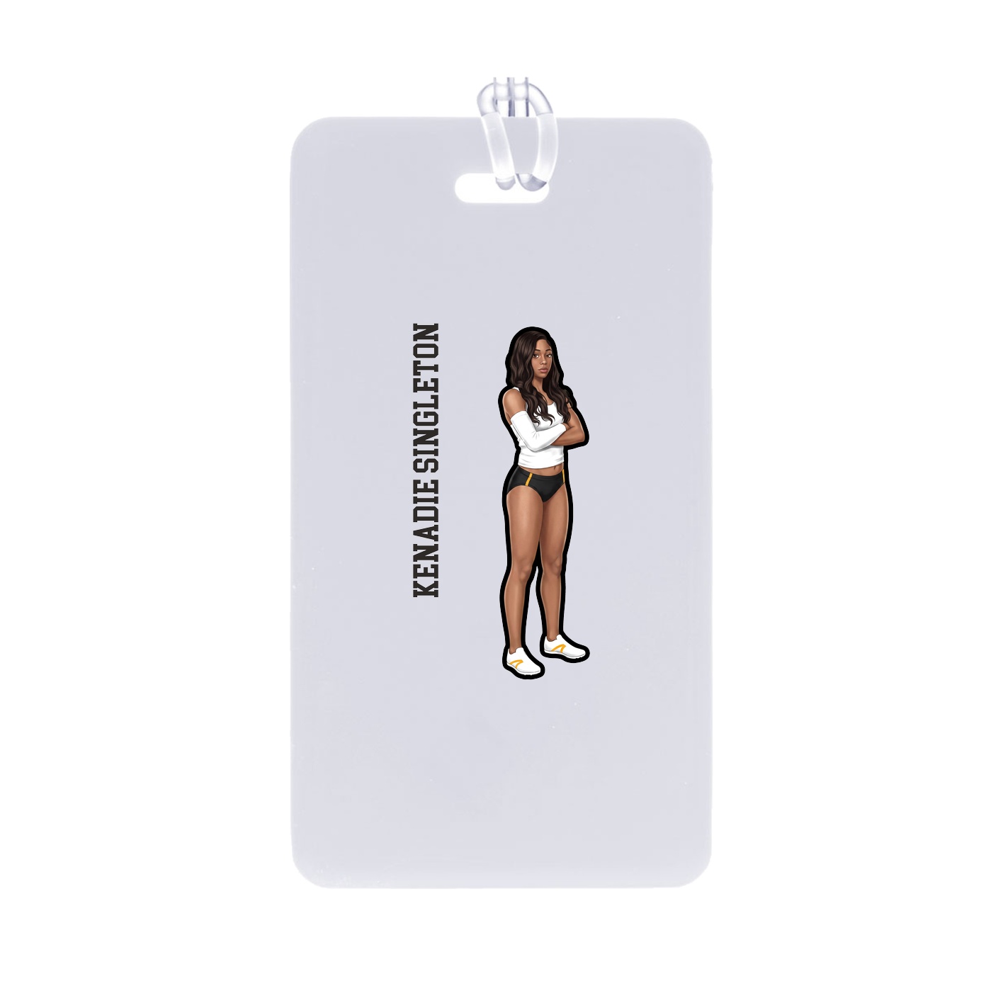 Bag Tag — Name Vertical in Classic
