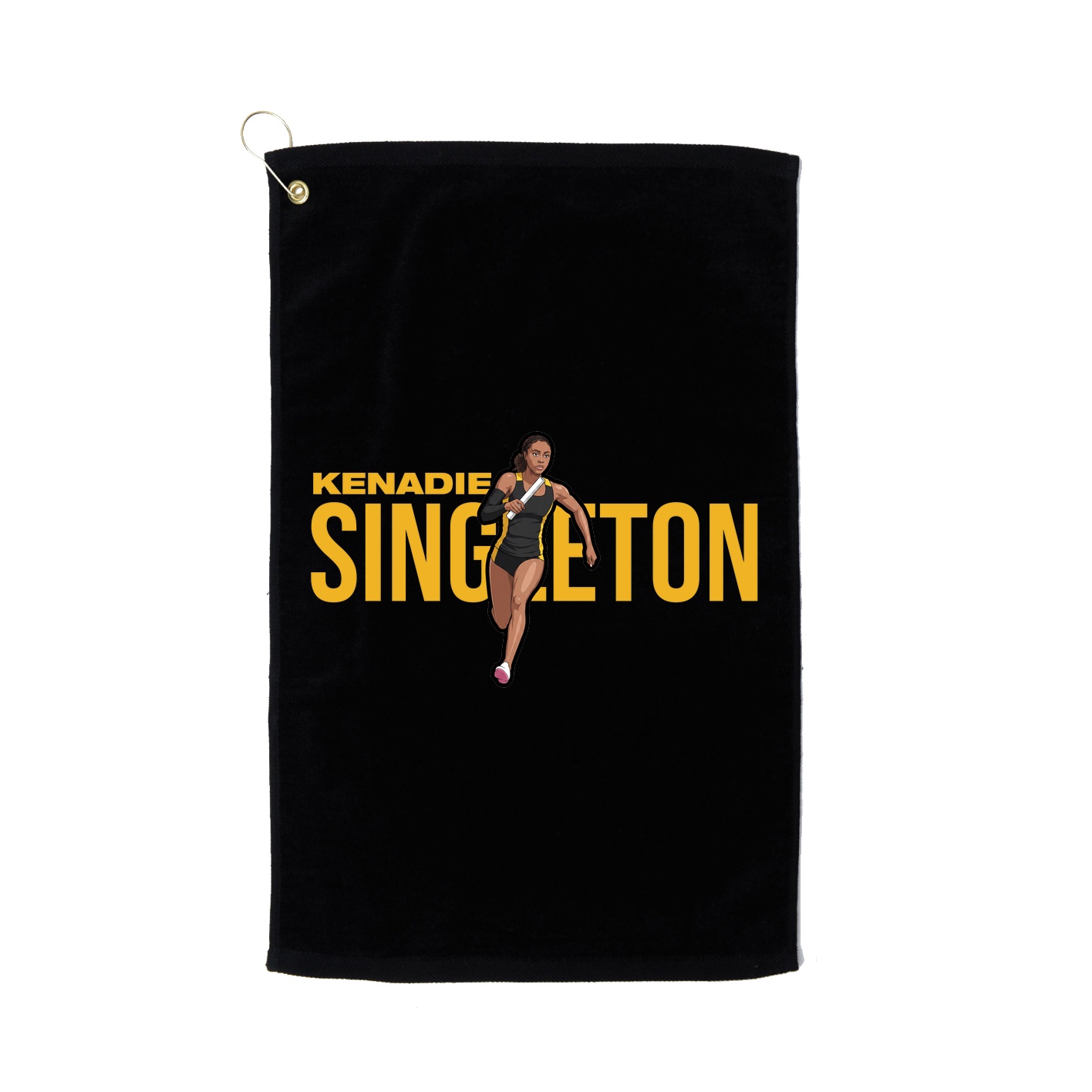 Golf Towel — Player Name in Black