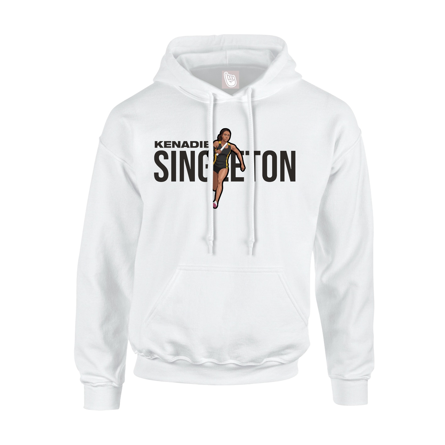 Hoodie — Player Name in White