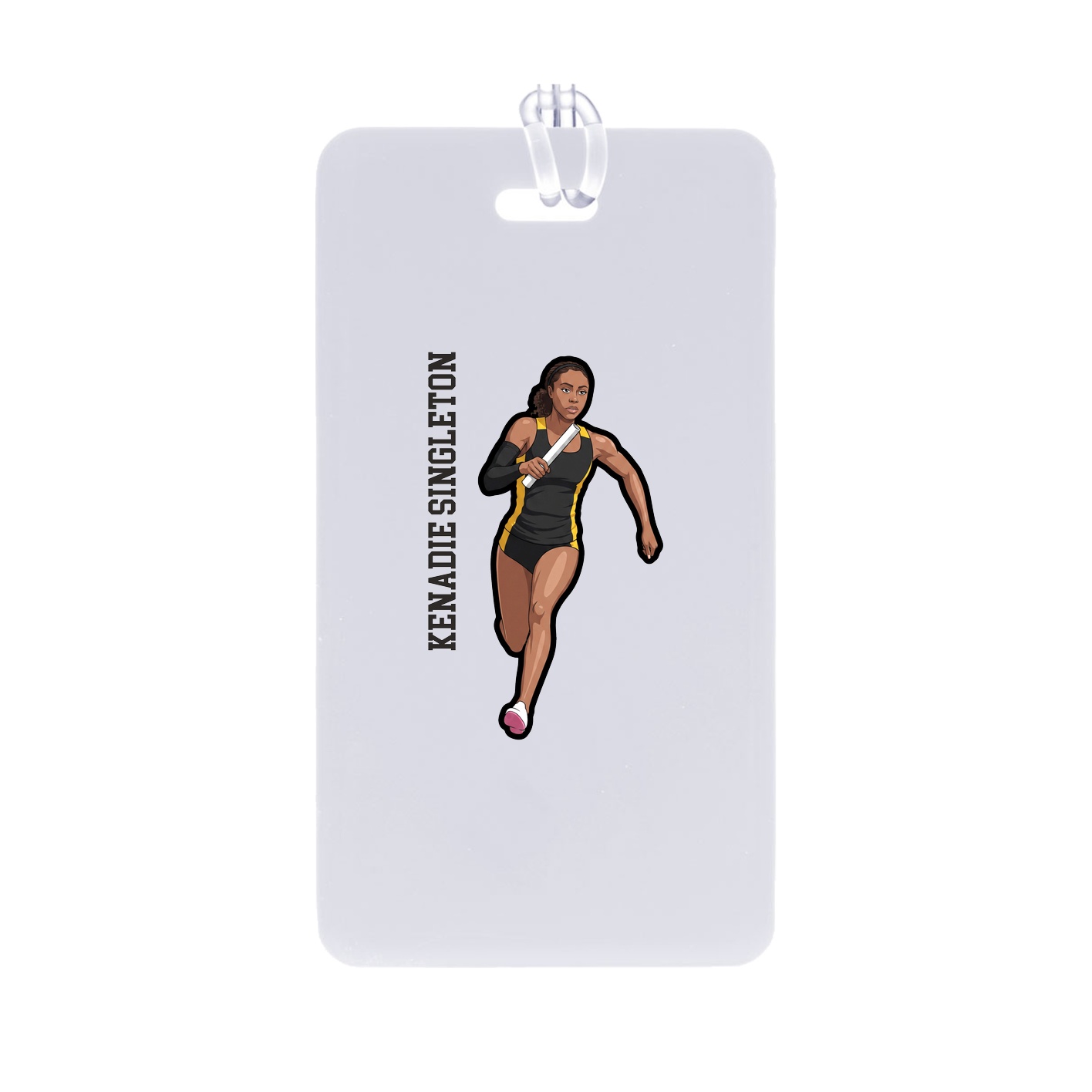 Bag Tag — Name Vertical in Classic