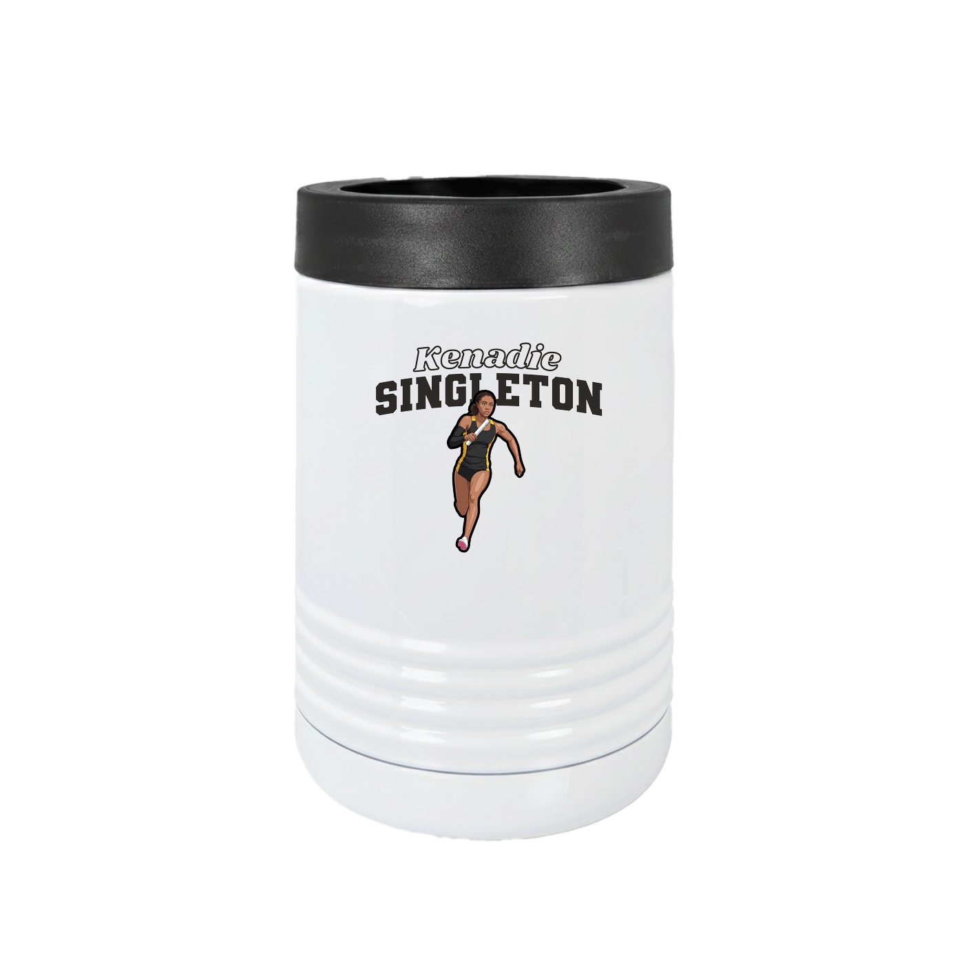 Beverage Holder — Name Arch in White