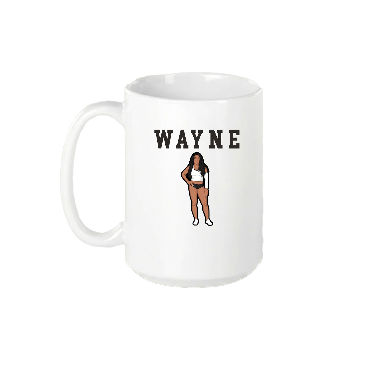 15oz Coffee Mug — Shirsey in White