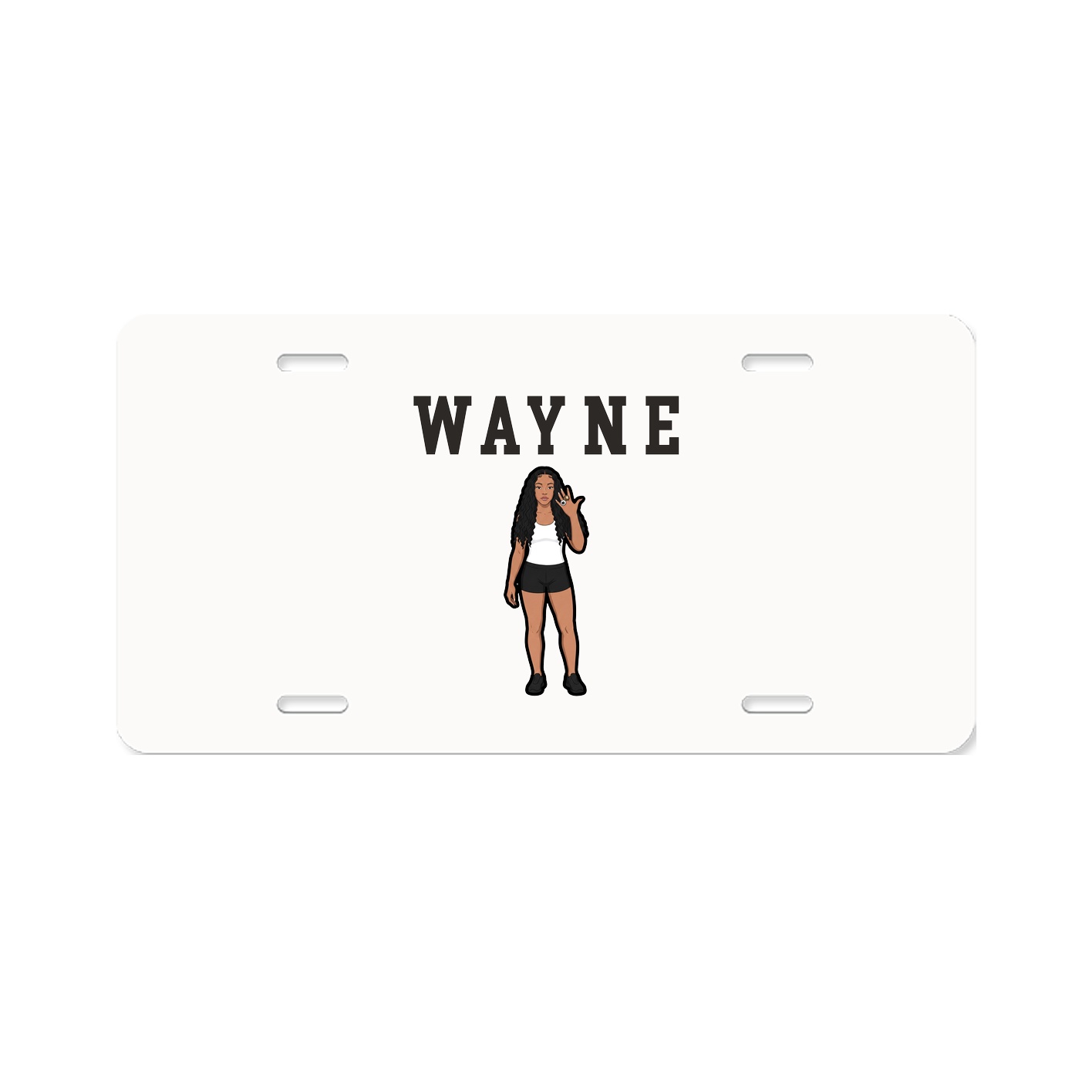 License Plate — Shirsey in Classic
