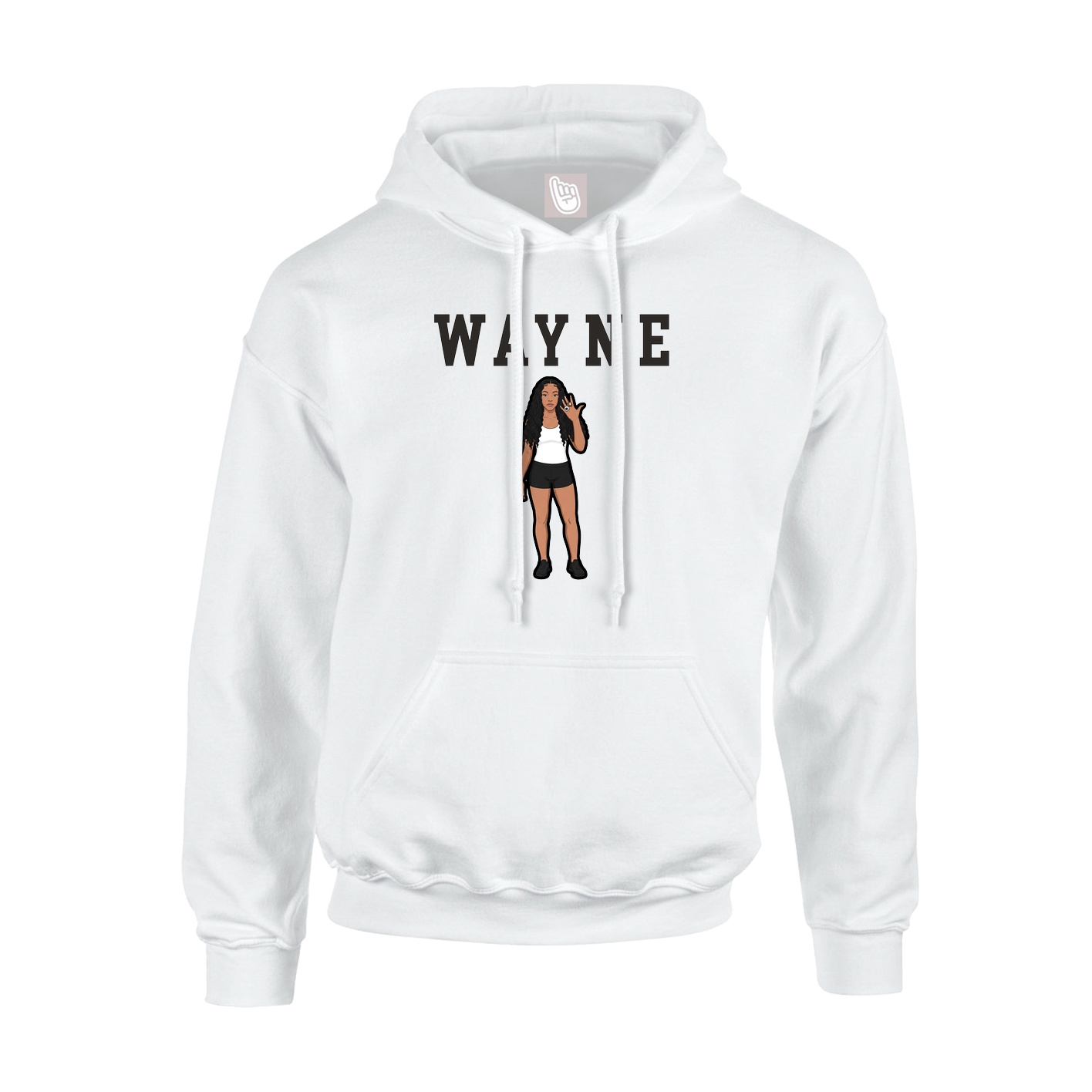 Youth Hoodie — Shirsey in White