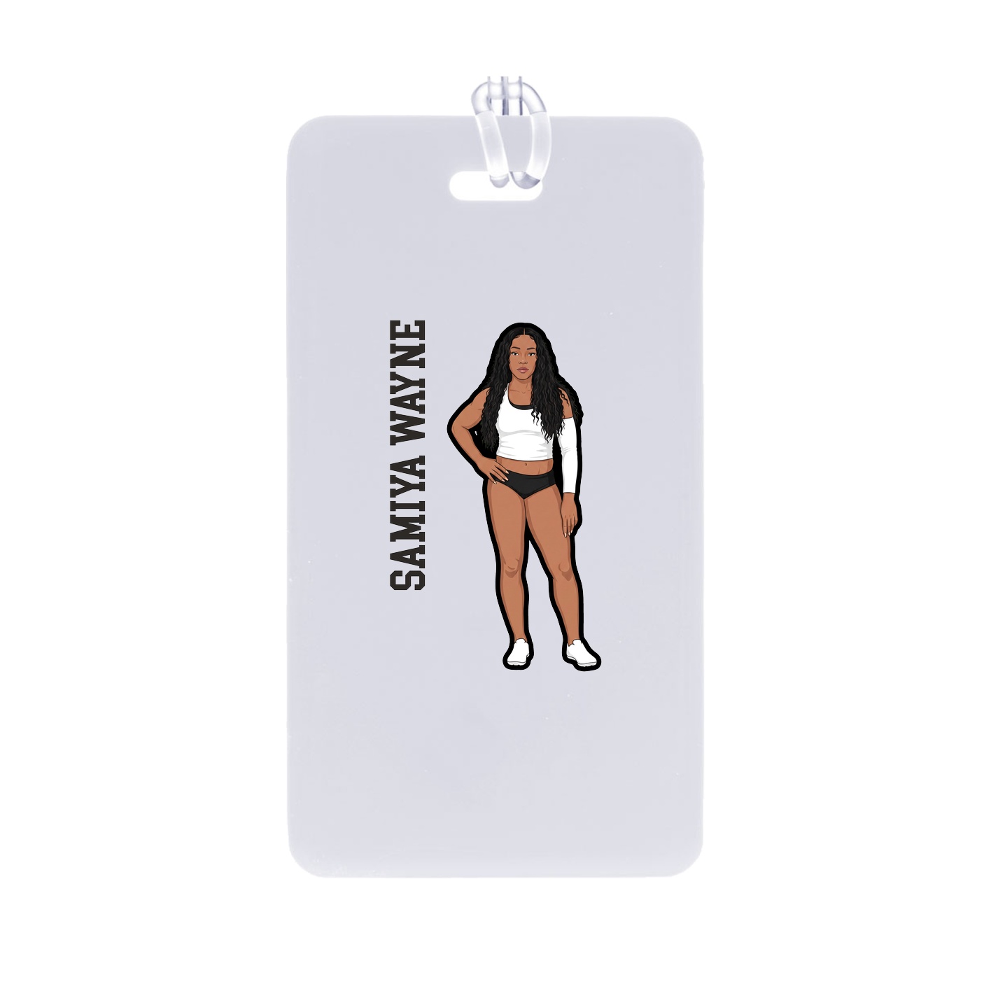 Bag Tag — Name Vertical in Classic