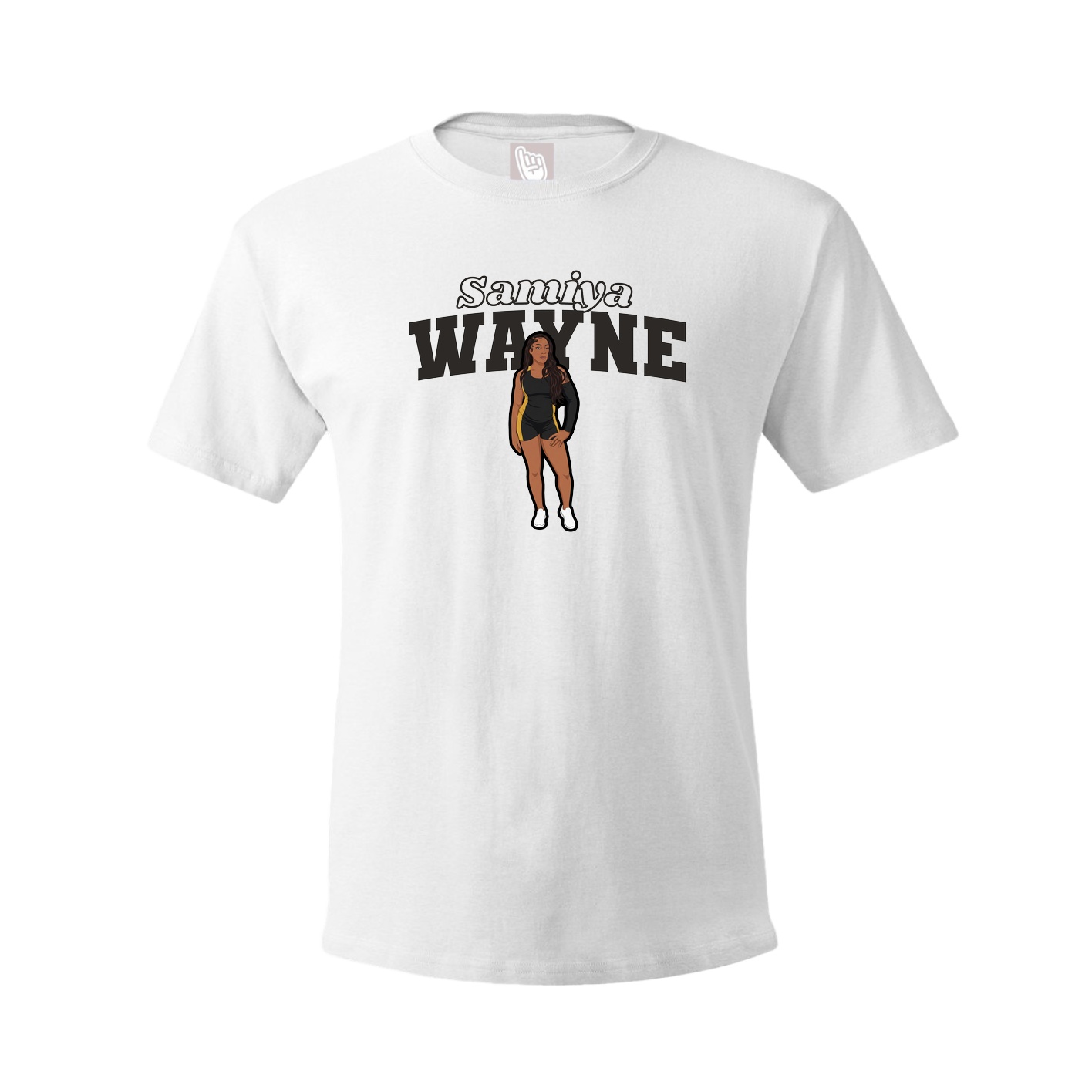 Tee — Name Arch in White