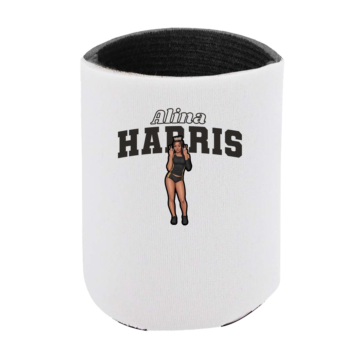 Can Holder — Name Arch in White