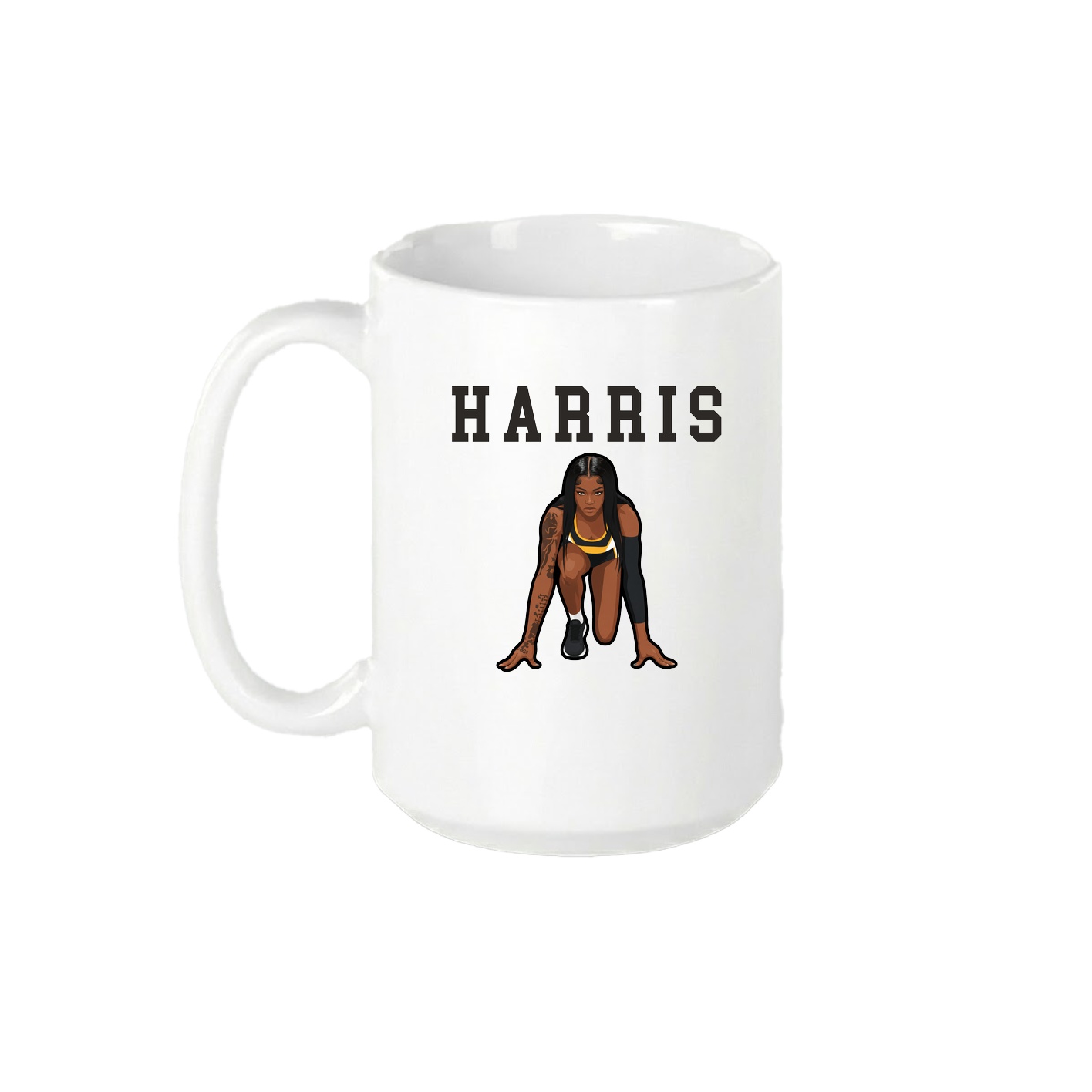 15oz Coffee Mug — Shirsey in White