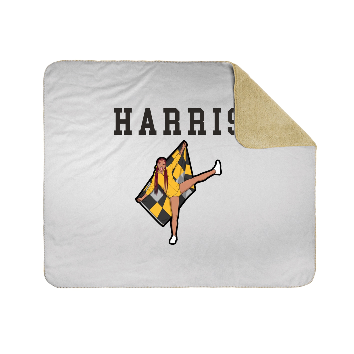 Throw Blanket — Shirsey in White