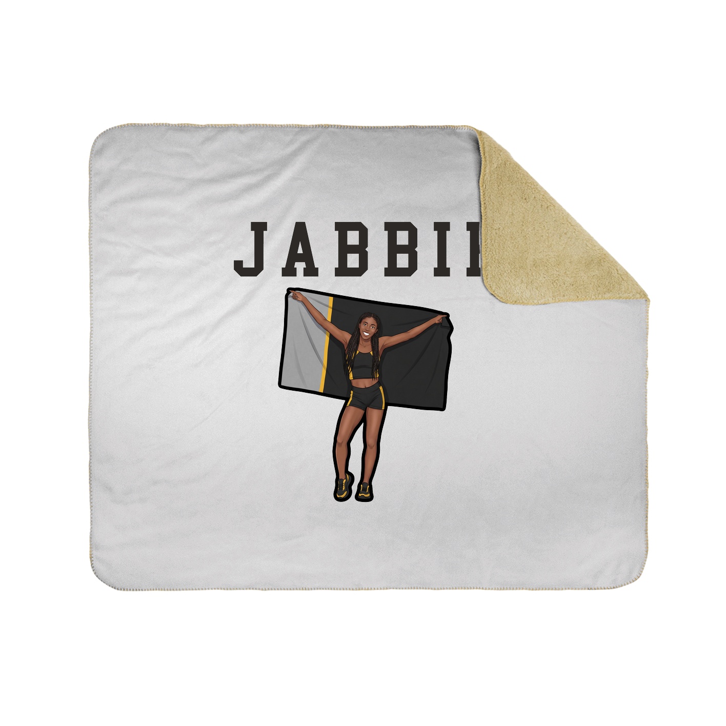 Throw Blanket — Shirsey in White