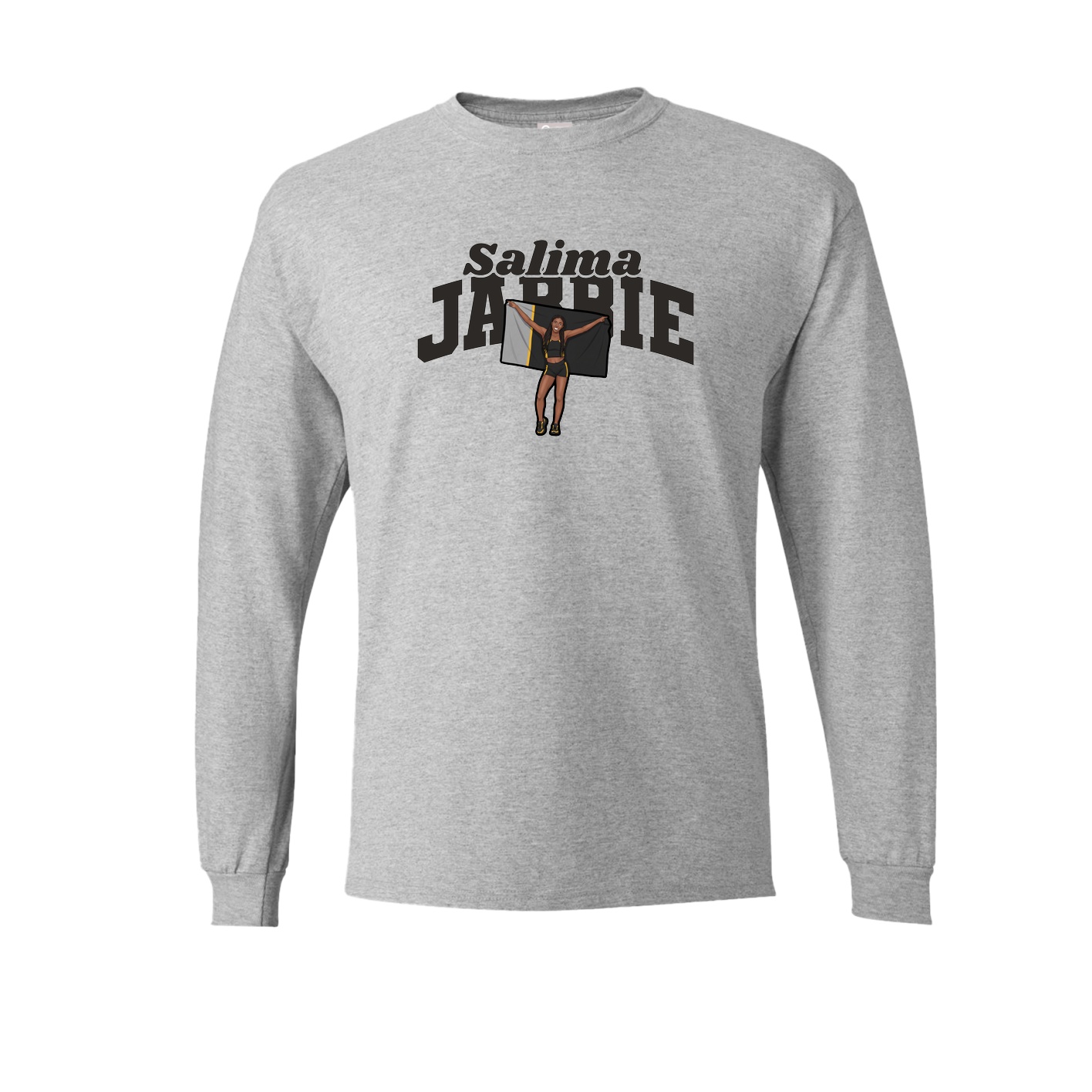 Long Sleeve Tee — Signature Arch in Grey
