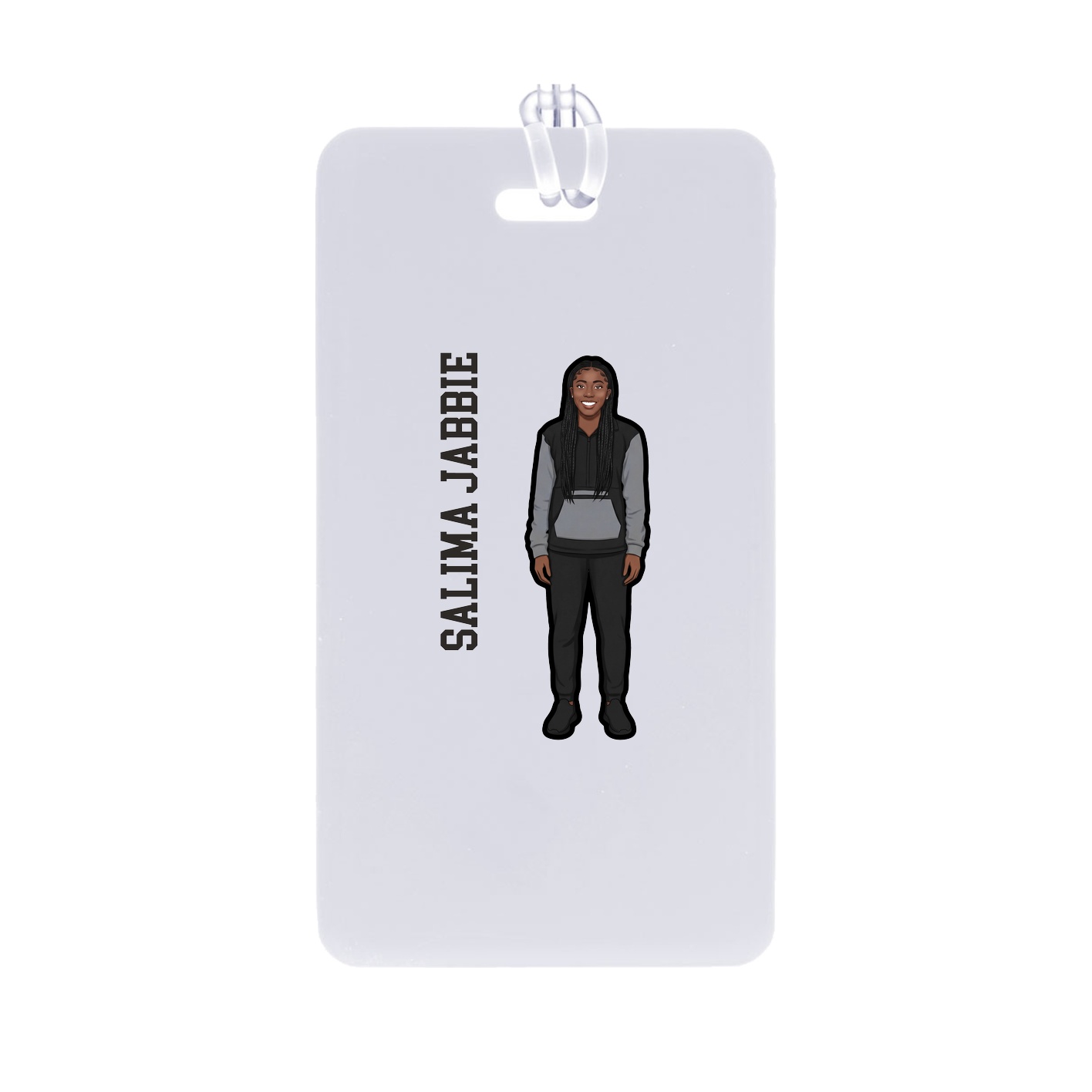 Bag Tag — Name Vertical in Classic