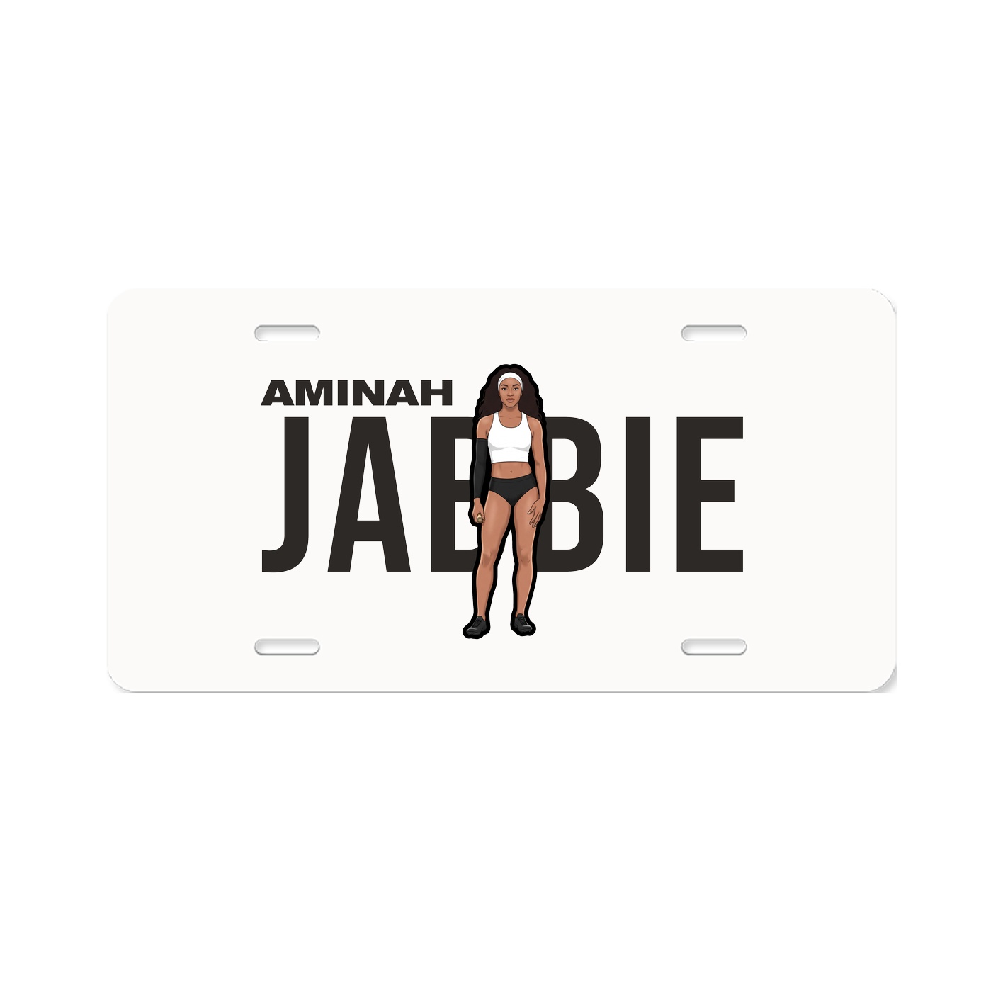 License Plate — Player Name in Classic