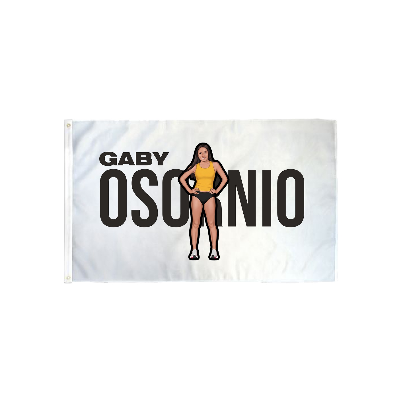 3x5 Flag — Player Name in Classic