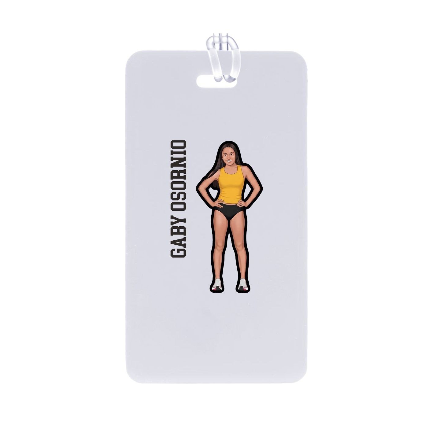 Bag Tag — Name Vertical in Classic