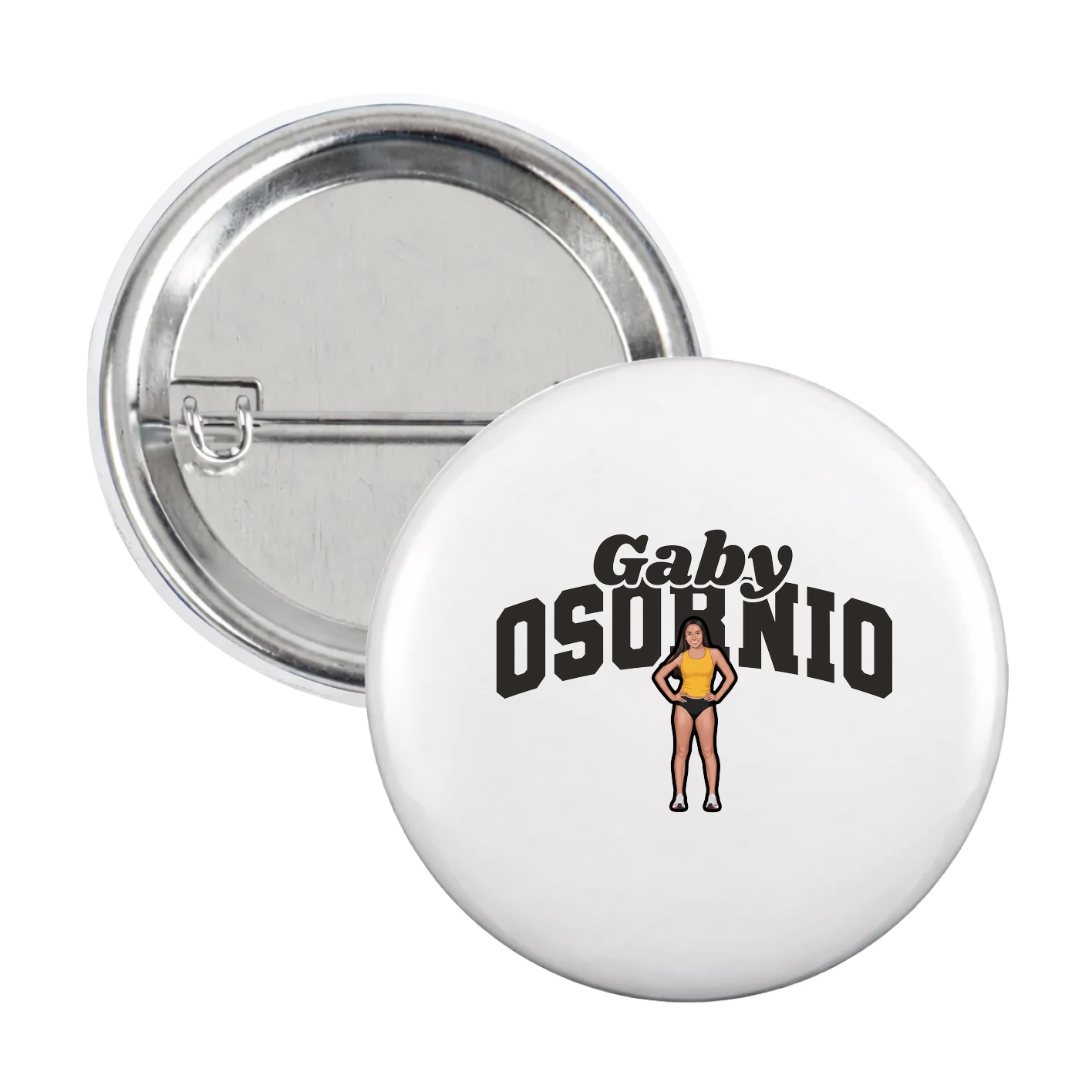 Game Day Button — Signature Arch in White