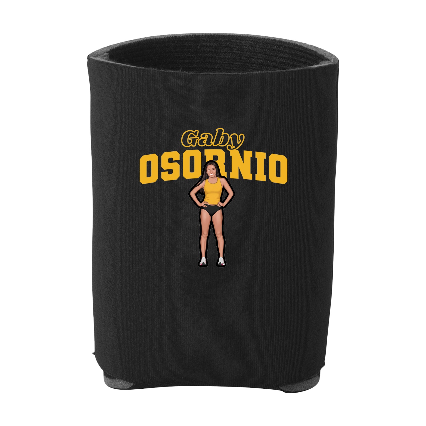 Can Holder — Name Arch in Black