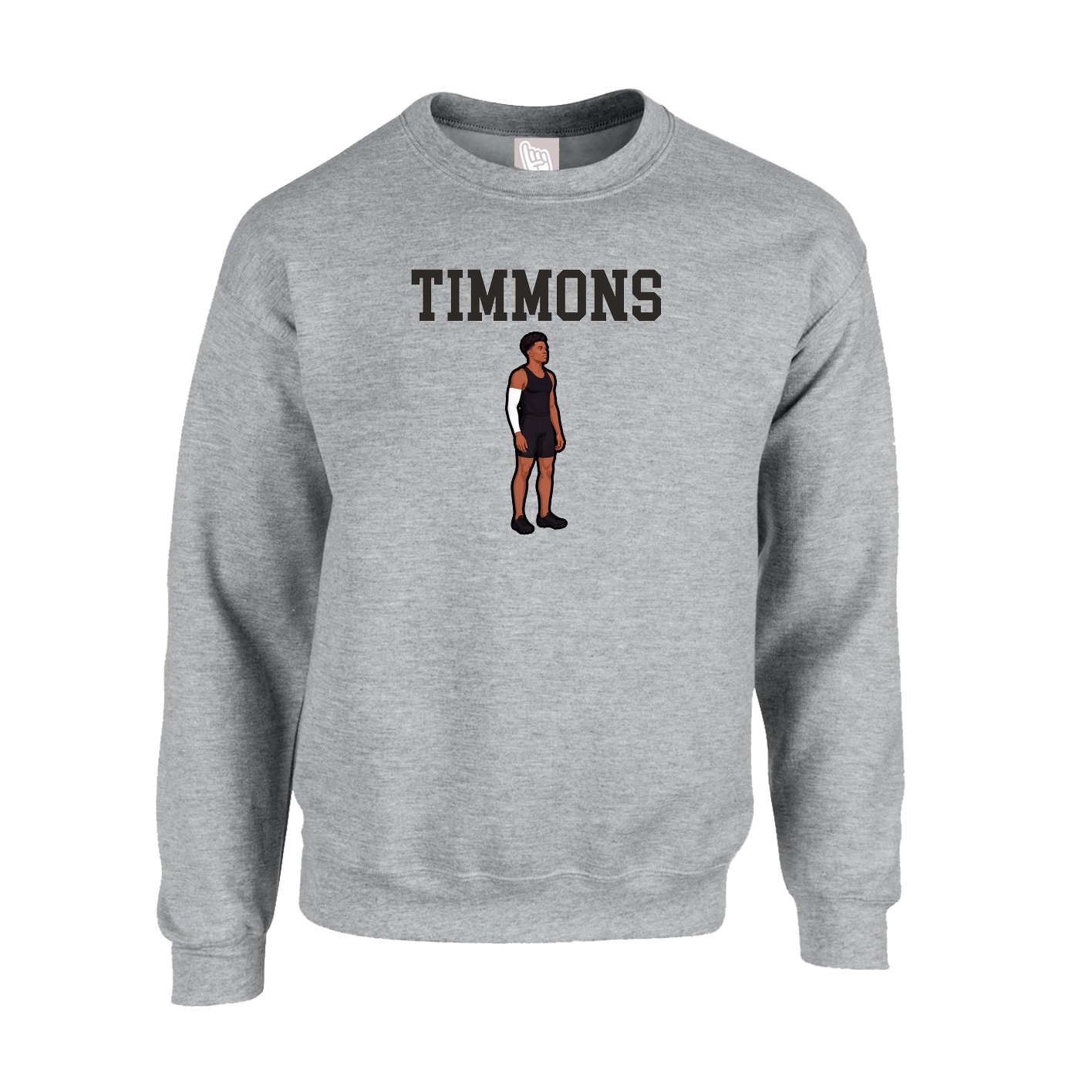 Fleece Crew — Shirsey in Grey